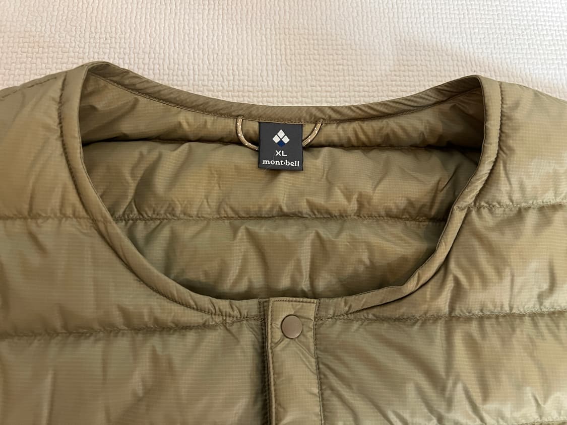 몽벨 수페리어 다운 라운드넥 800필 긴팔 경량패딩(베이지) XL 상품이미지3