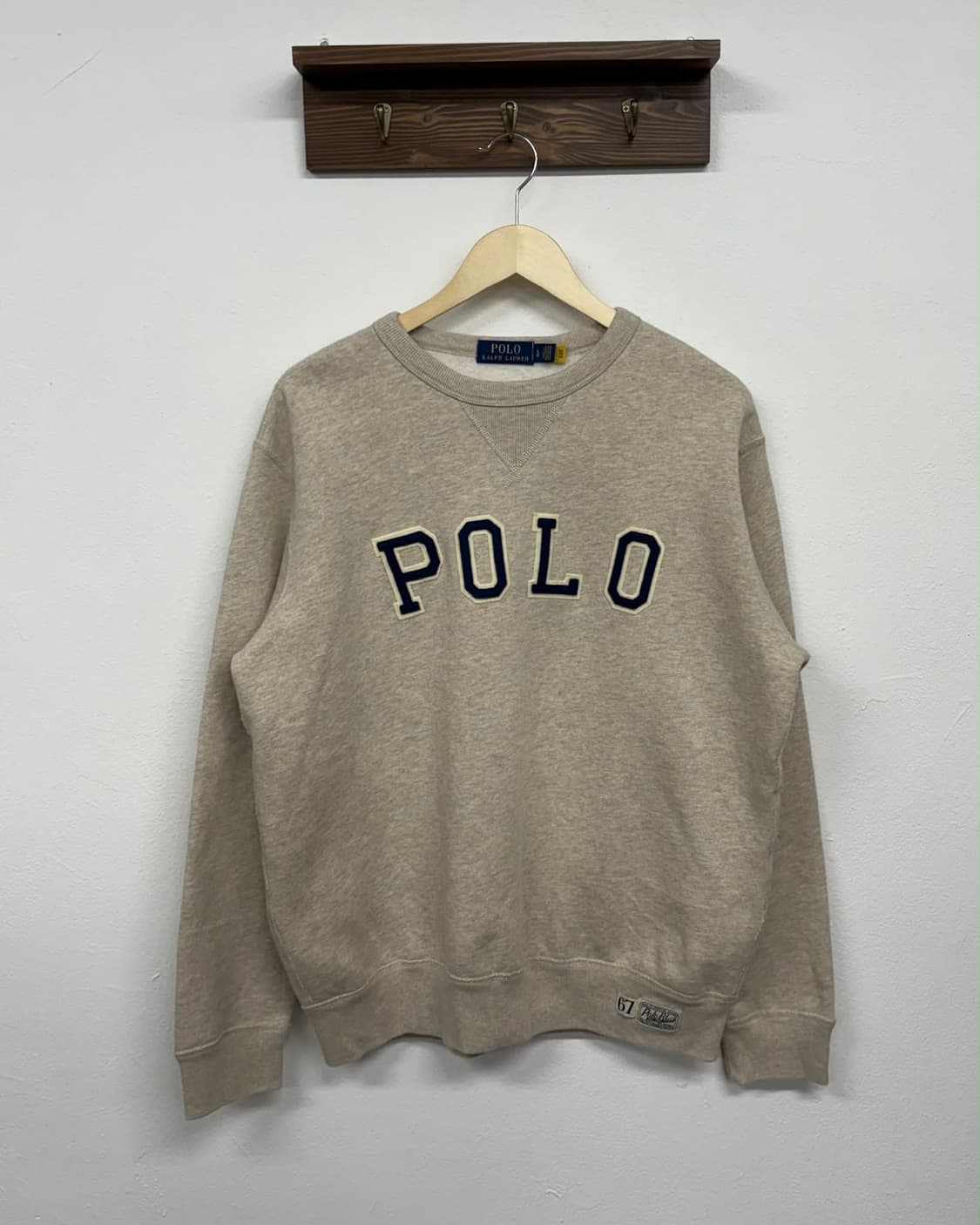 [L] 폴로 랄프로렌 신형 큐알 아치로고 스웻 셔츠 맨투맨 상품이미지2