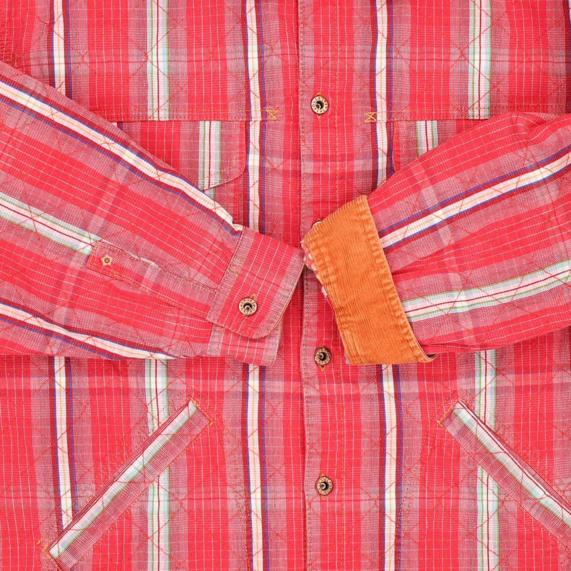 [S] 오일릴리 코듀로이 플로럴 디테일 초어 퀄팅 자켓 N7086 상품이미지5