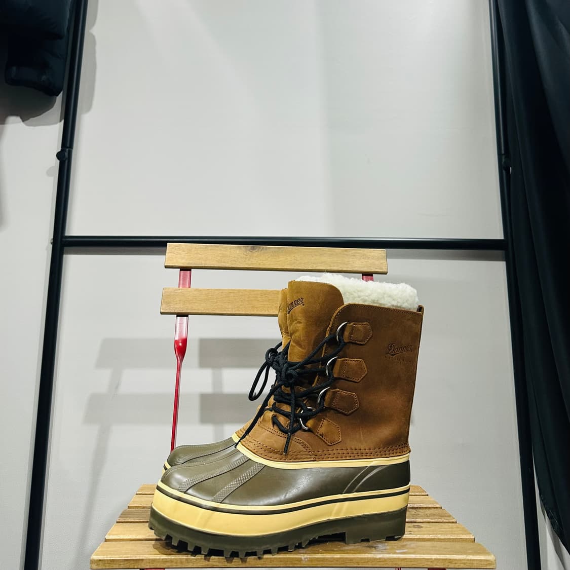 US6) 대너 Danner 방한화 남녀공용 부츠 양털부츠 브라운 상품이미지3