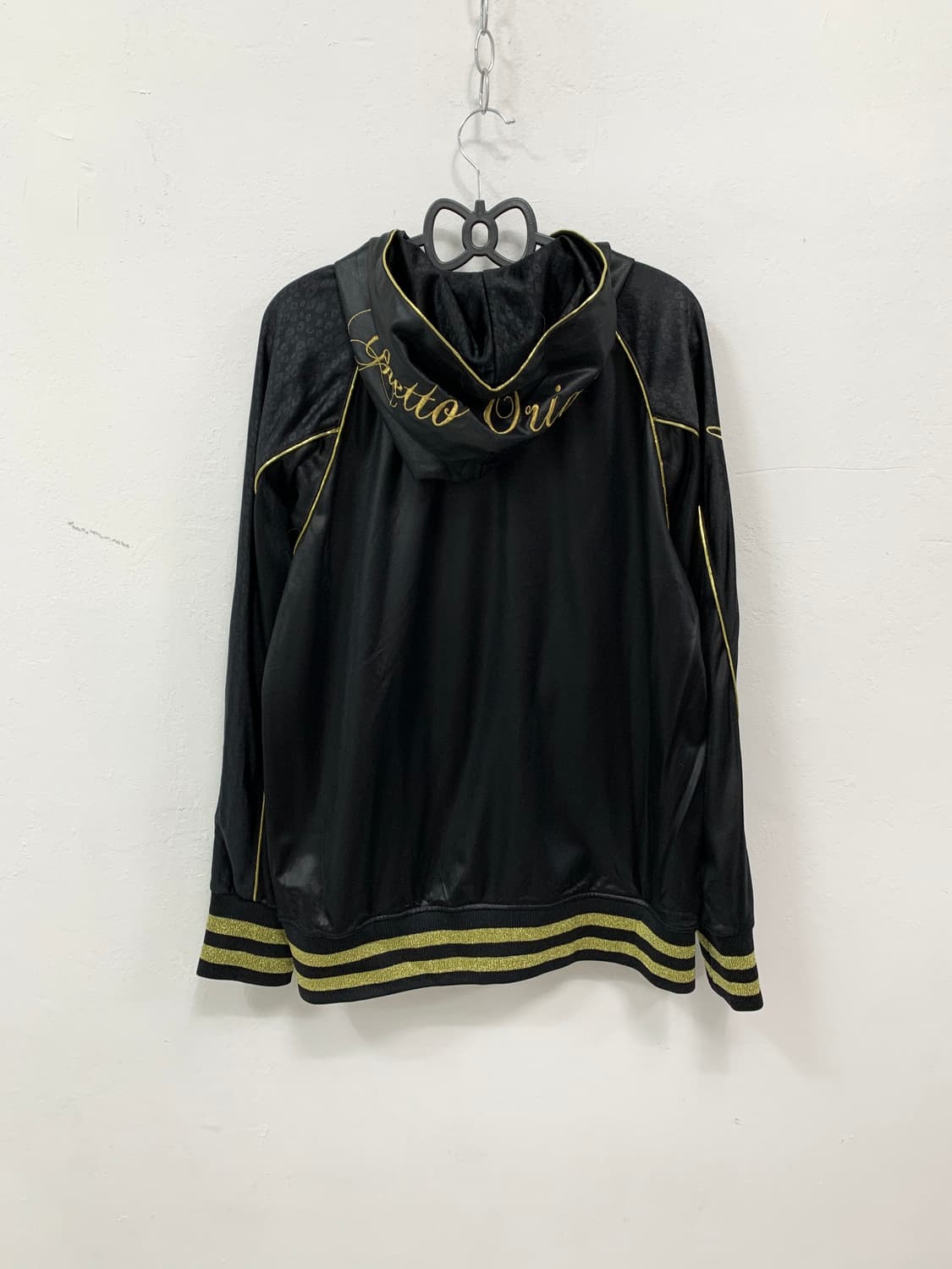 [GHETTO] 펑크 골드 레터링 후드 져지 상품이미지6