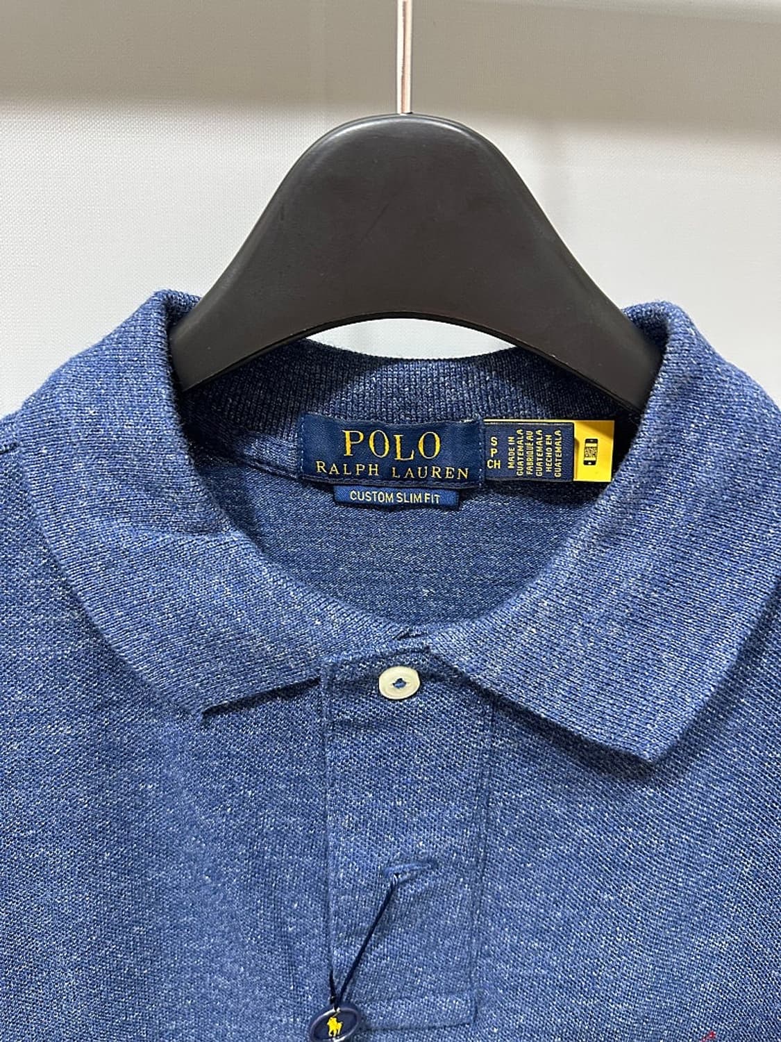 (정품/새상품) 폴로 랄프로렌 남성 레드 로고 커스텀 슬림핏 폴로 셔츠 상품이미지2