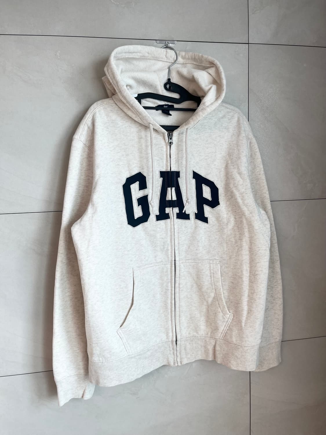 갭 GAP 후드집업 아이보리 (M) 상품이미지1