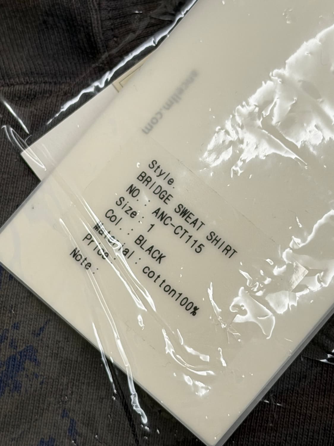 ANCELLM 안셀름 브릿지 스웻셔츠 상품이미지7