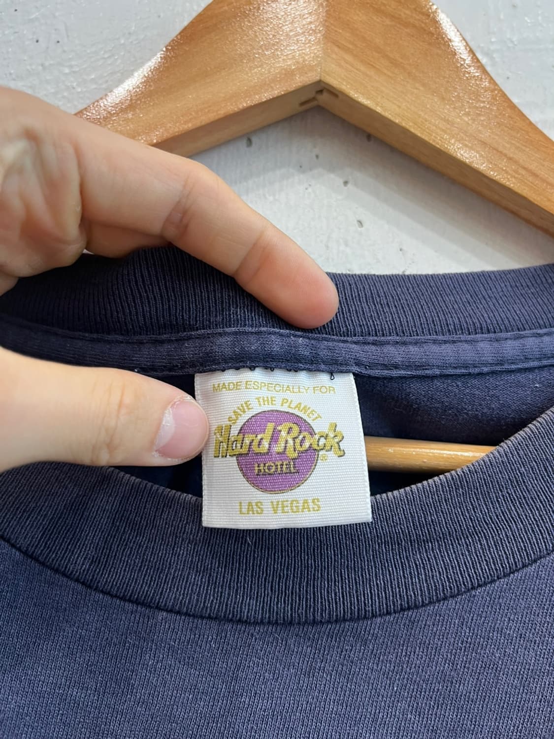 하드락호텔 빈티지 페이드 반팔 티셔츠 Made in USA 상품이미지7