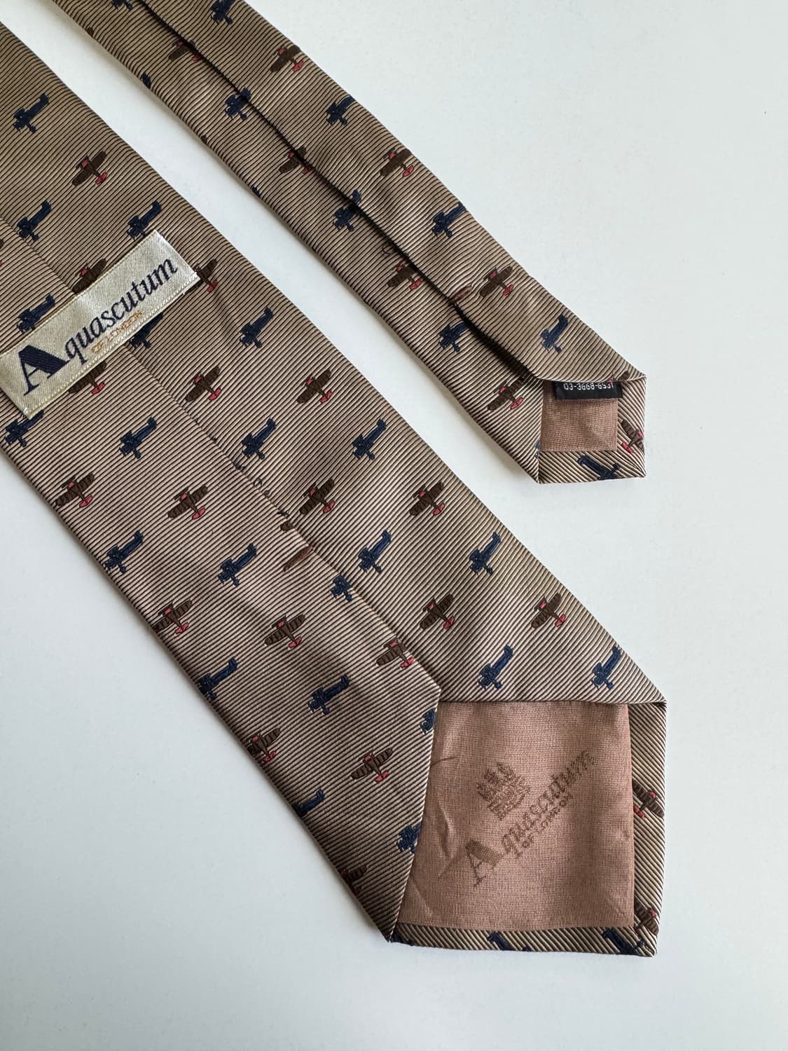 아쿠아스큐텀(Aquascutum) 실크 넥타이 9.5cm 상품이미지5