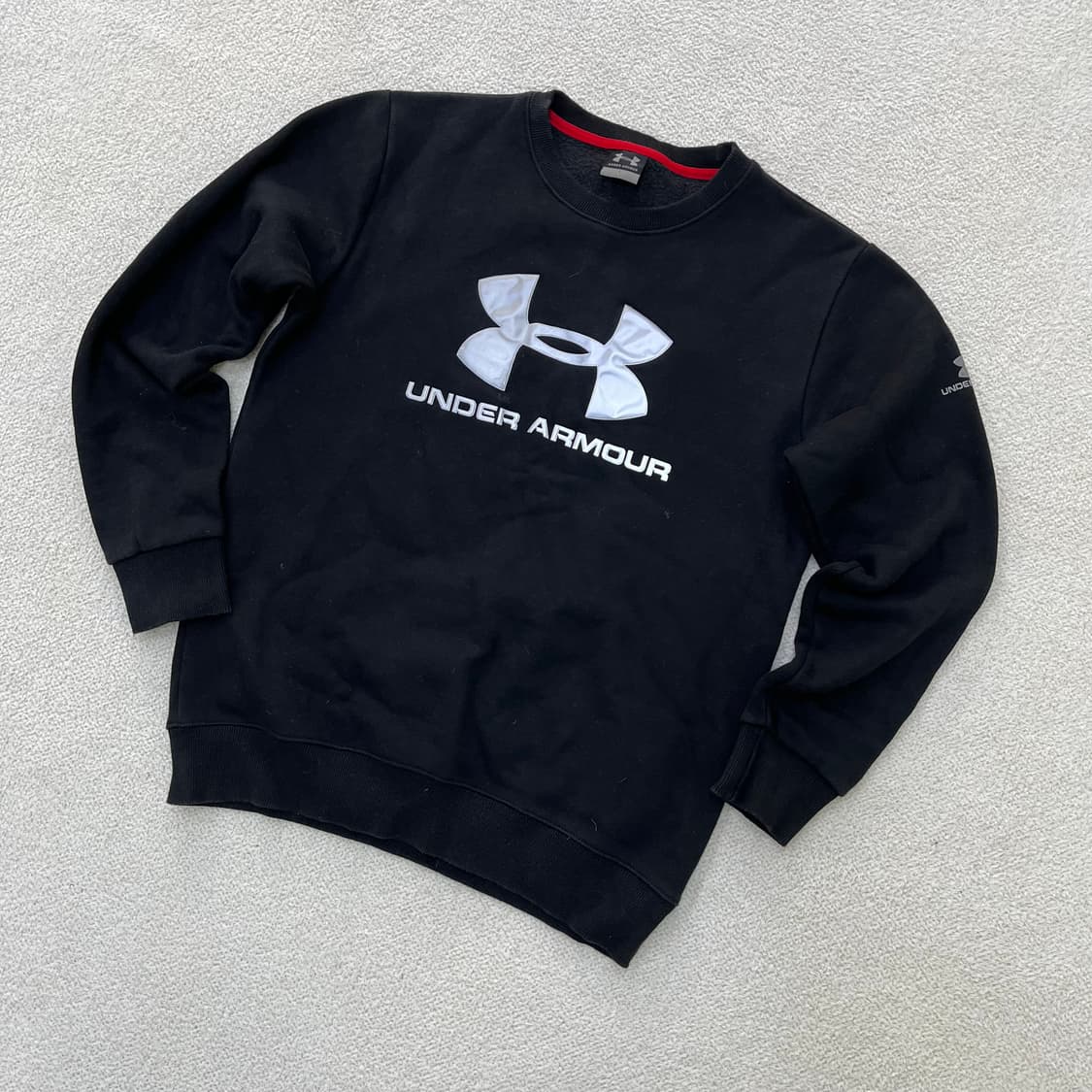 L 언더아머 빅로고 맨투맨 0415M 상품이미지1