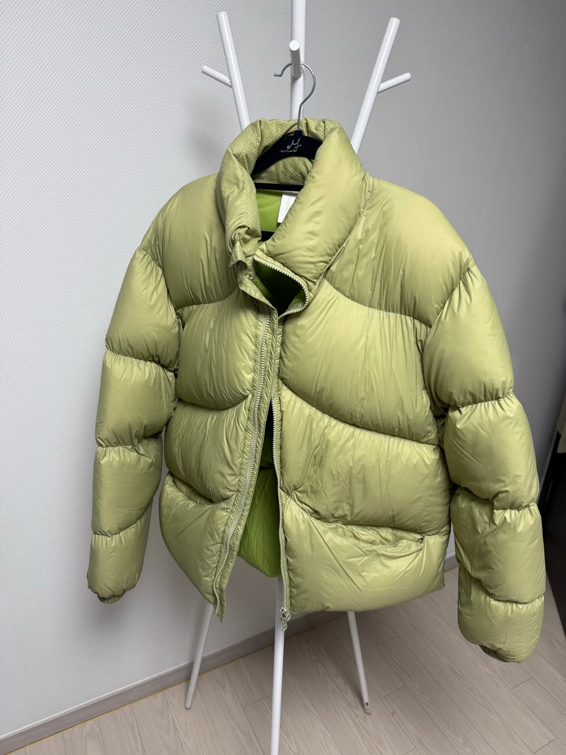 Yeah 구스다운 패딩 (2사이즈 / 라임) 상품이미지1