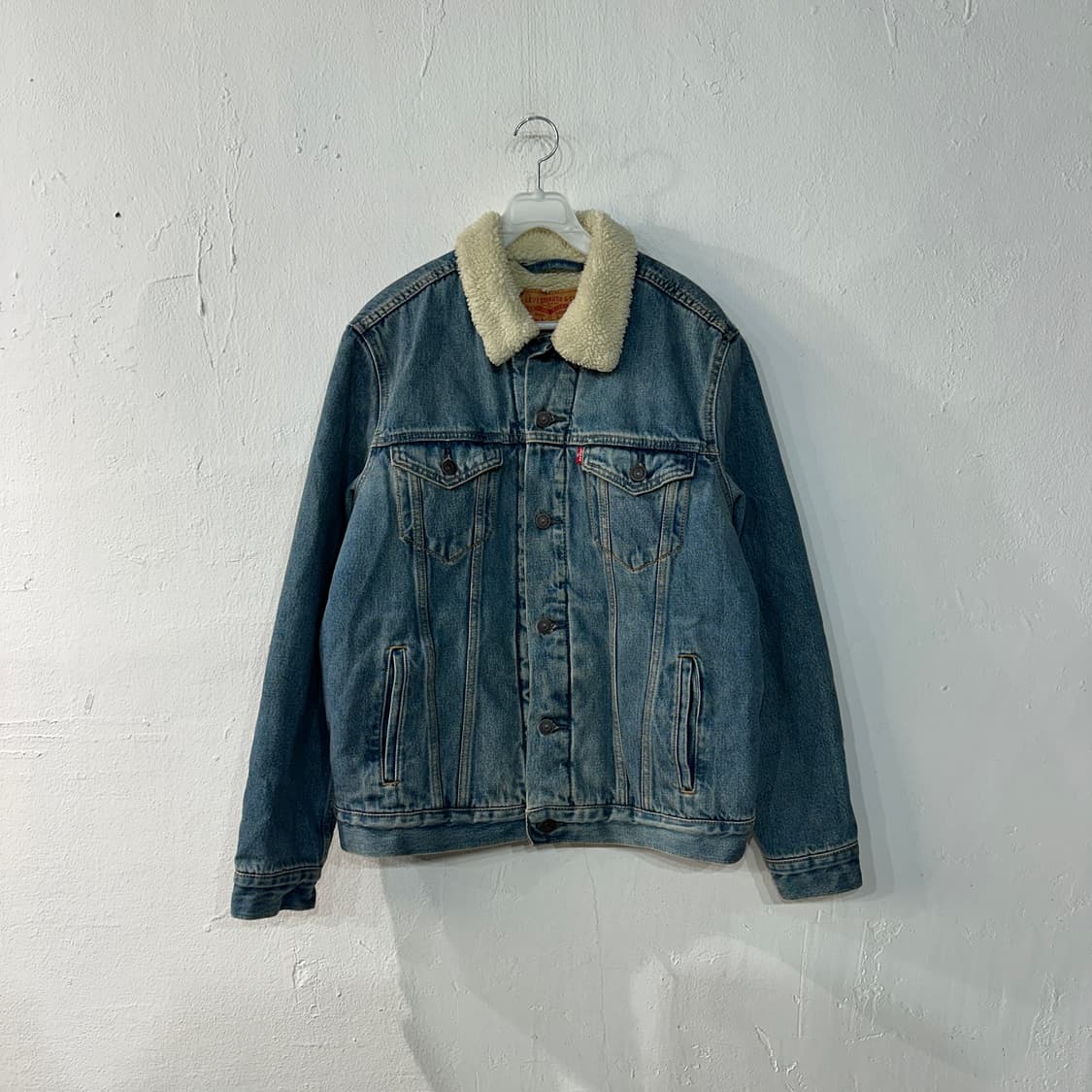 리바이스 양털 데님 청자켓 M 상품이미지1