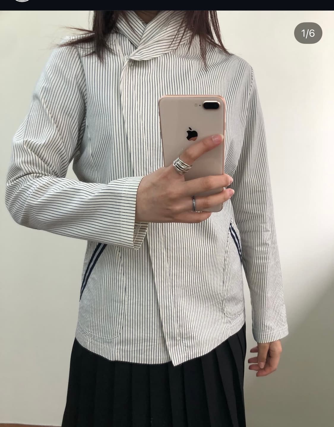 빈티지 언발 숄칼라 자켓 상품이미지1