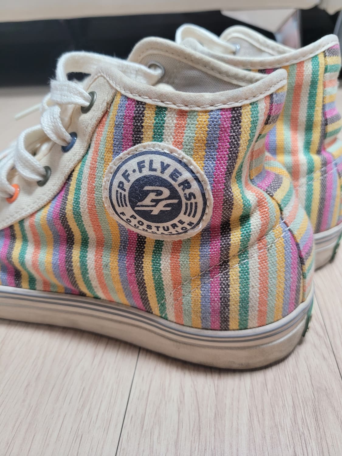 PF Flyers 남자 스니커 하이 280 레인보우 상품이미지7