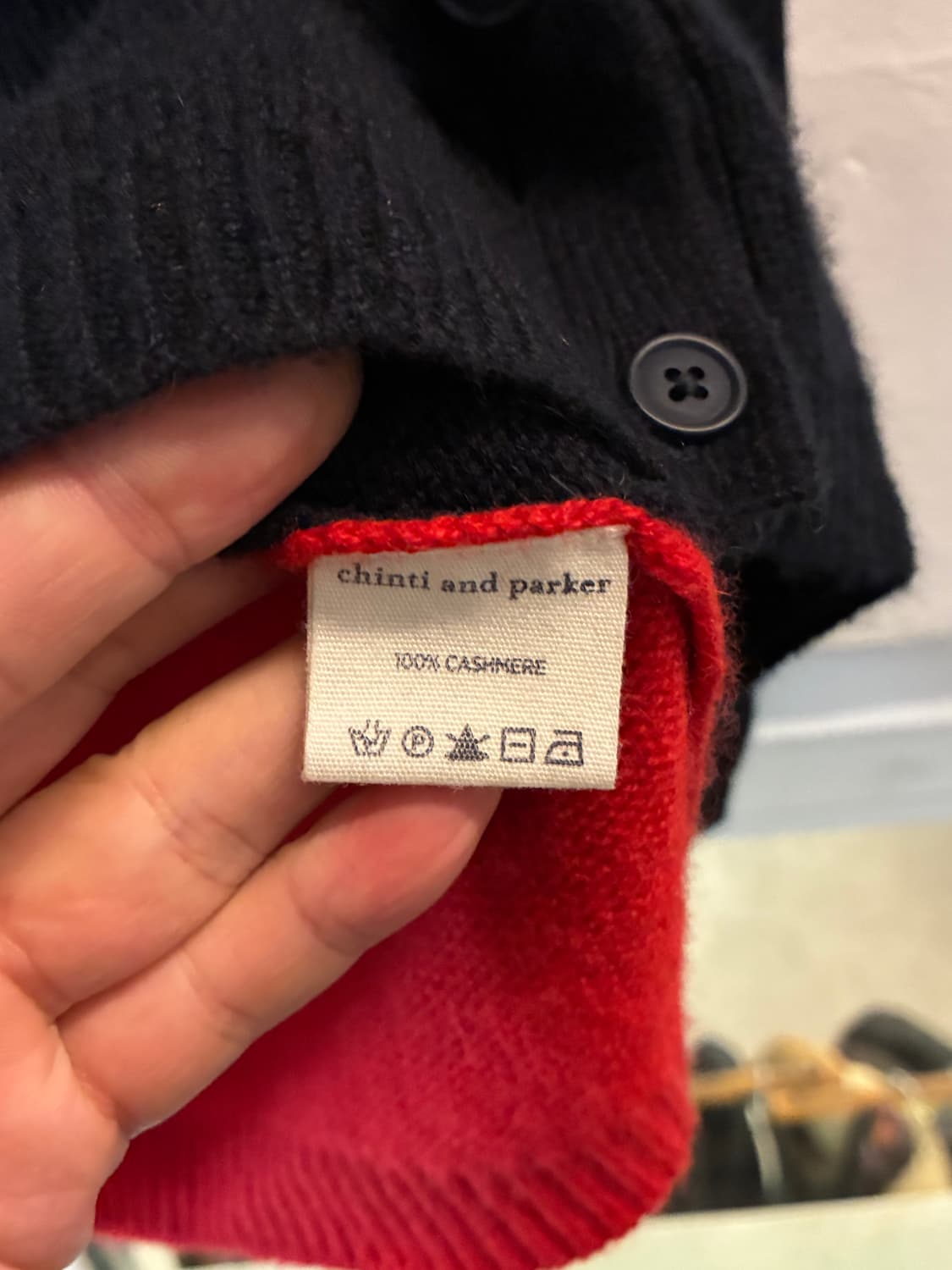 chinti and parker 친티앤파커 캐시미어 가디건 S 상품이미지4