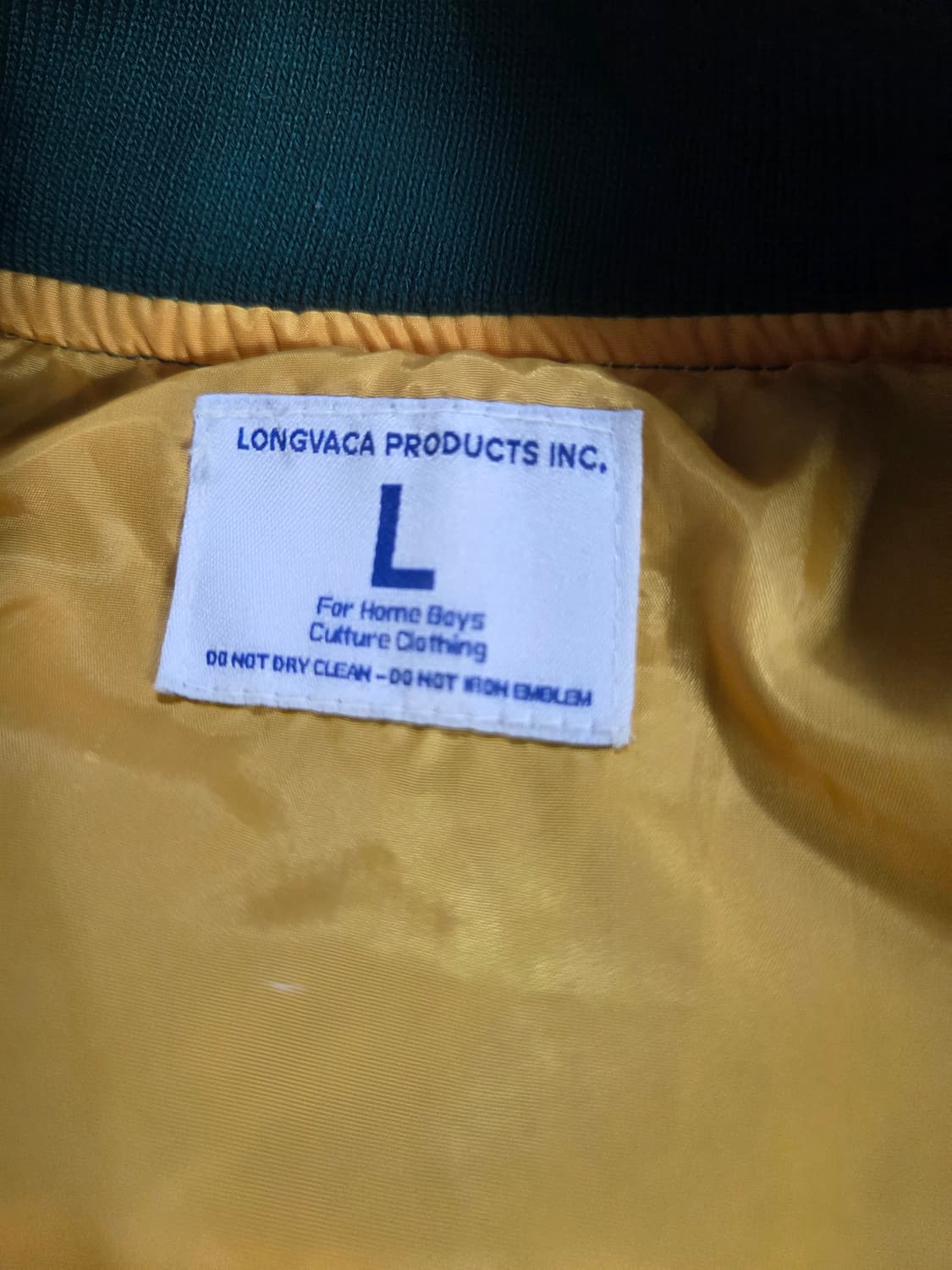 롱바케(Longvaca)의 마스터 딥 그린 바시티 자켓 상품이미지3