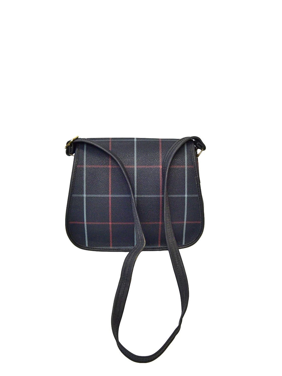 버버리 시그니처 네이비 체크 크로스백(정품) 상품이미지4