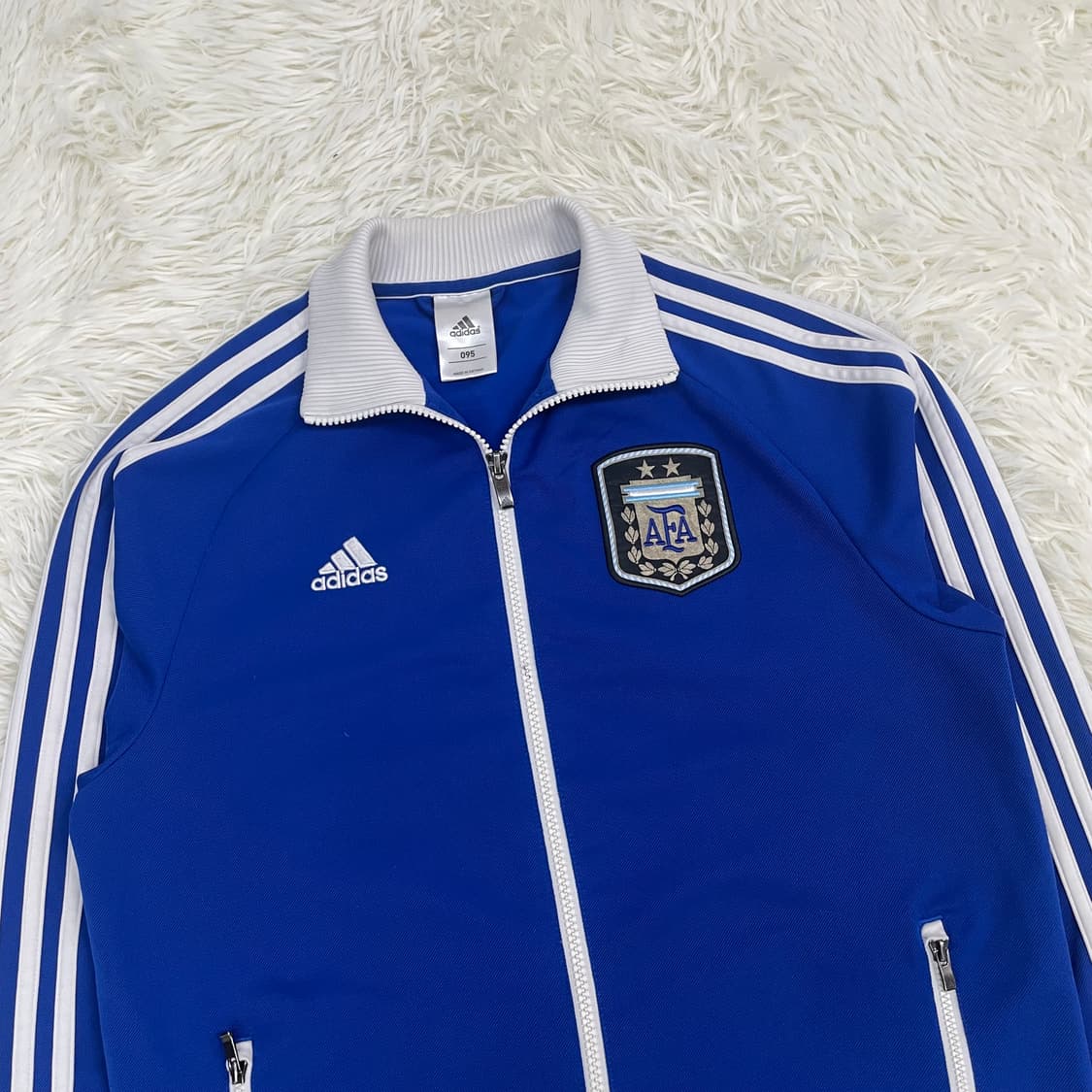 아디다스 아르헨티나 트랙탑 져지 화이트 블루 상품이미지3
