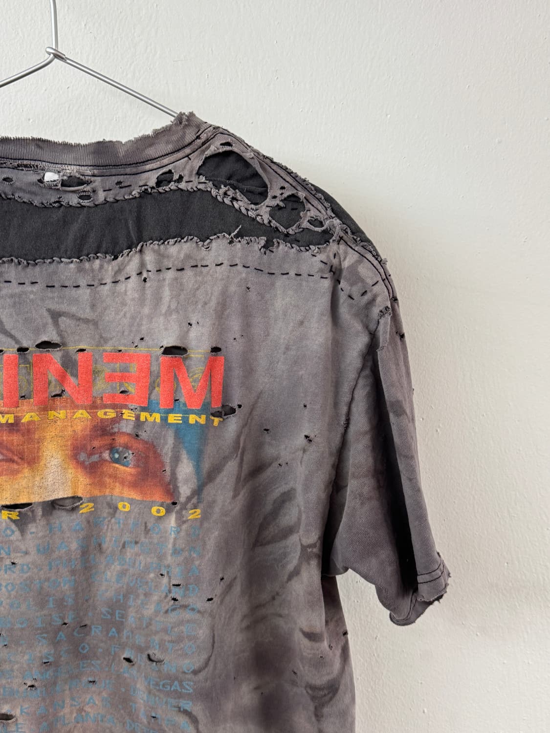 2002 eminem tour hard faded t shirt 상품이미지8