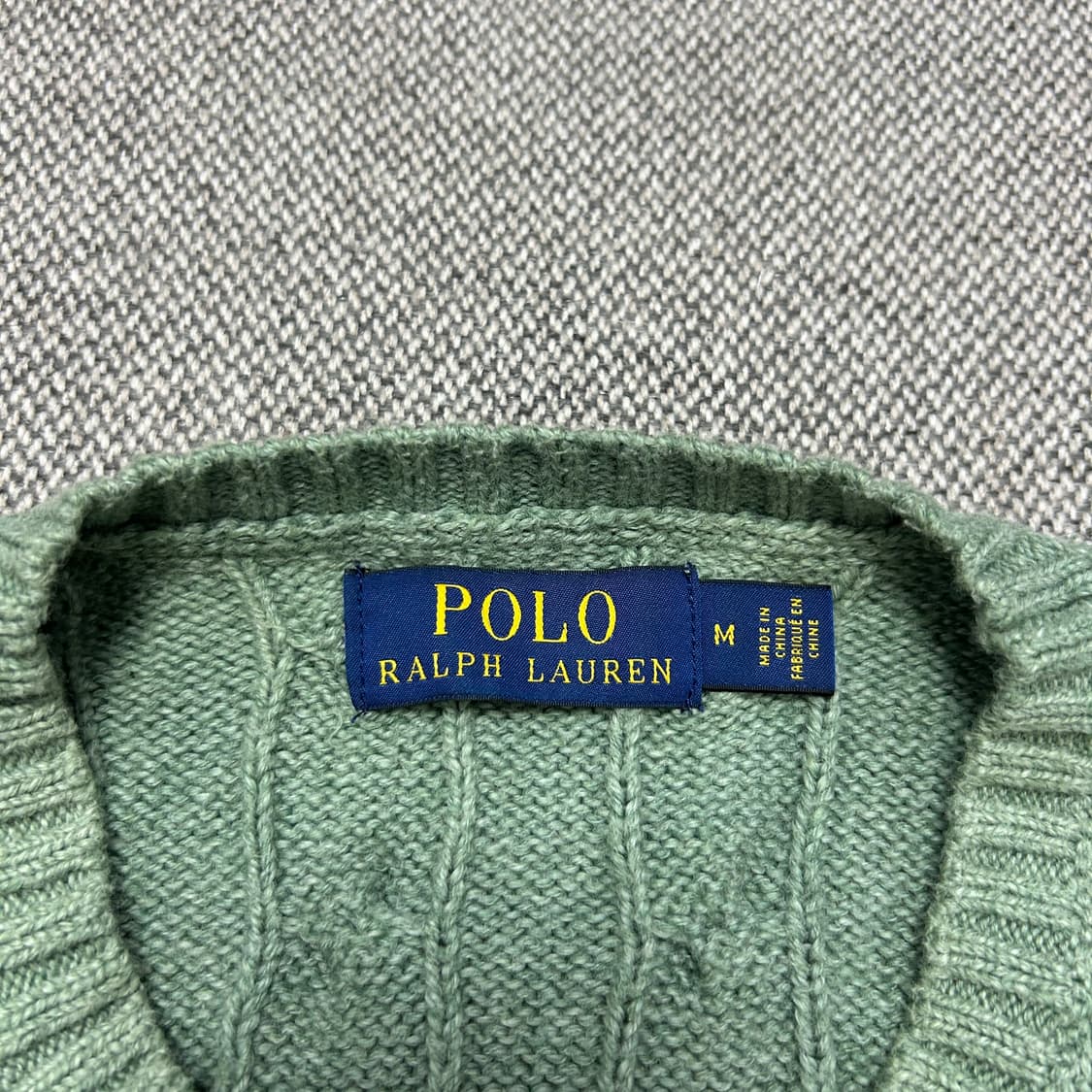 폴로 썬페이드 코튼 케이블니트(M) 상품이미지6