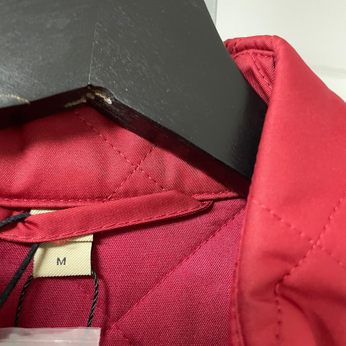 버버리 퀄팅 자켓 레드 M(W) 상품이미지5