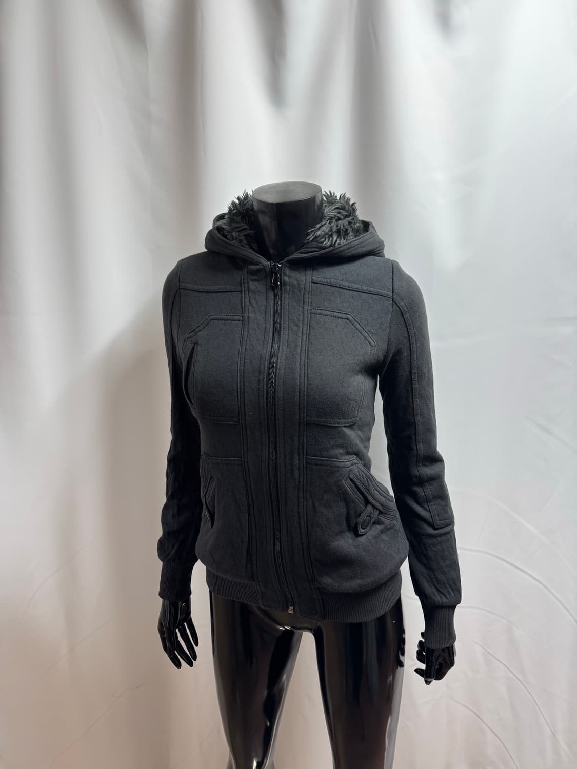 marc by marc jacobs 플러프 후드 집업 상품이미지1