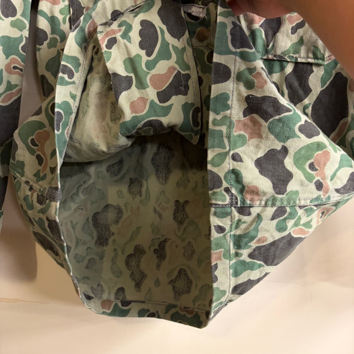 60s ROK DUCK HUNTER CAMO SHIRT 95-100 상품이미지7