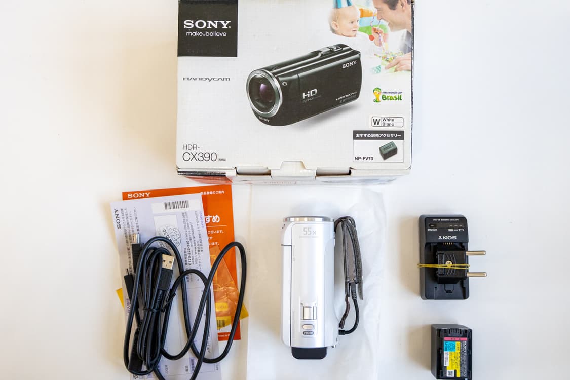 Sony HDR-CX390-W / 빈티지 디지털 캠코더  상품이미지9