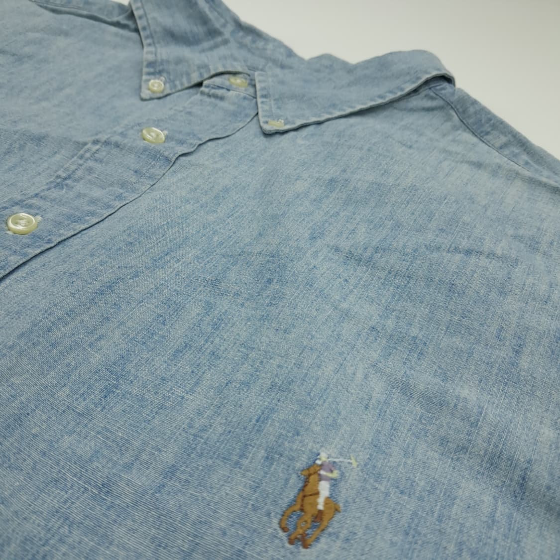 CN771 2XLT 폴로 랄프로렌 샴브레이 긴팔 셔츠 남방 상품이미지5