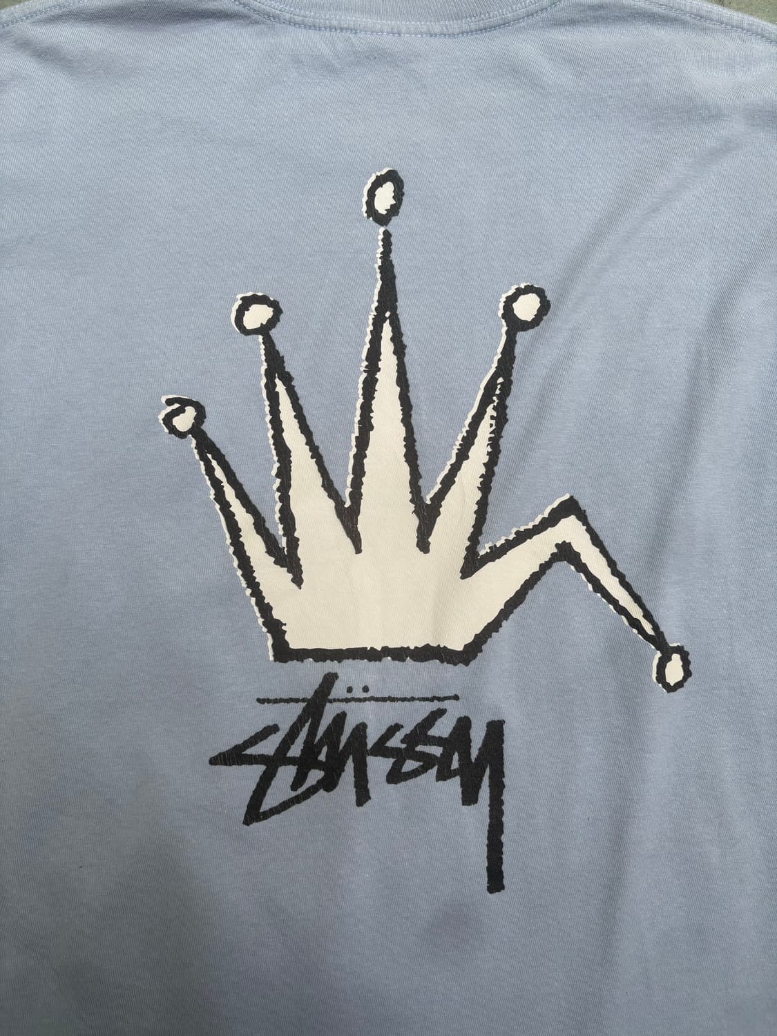 Stussy 스투시 크라운 티셔츠 더스티블루 L 상품이미지3