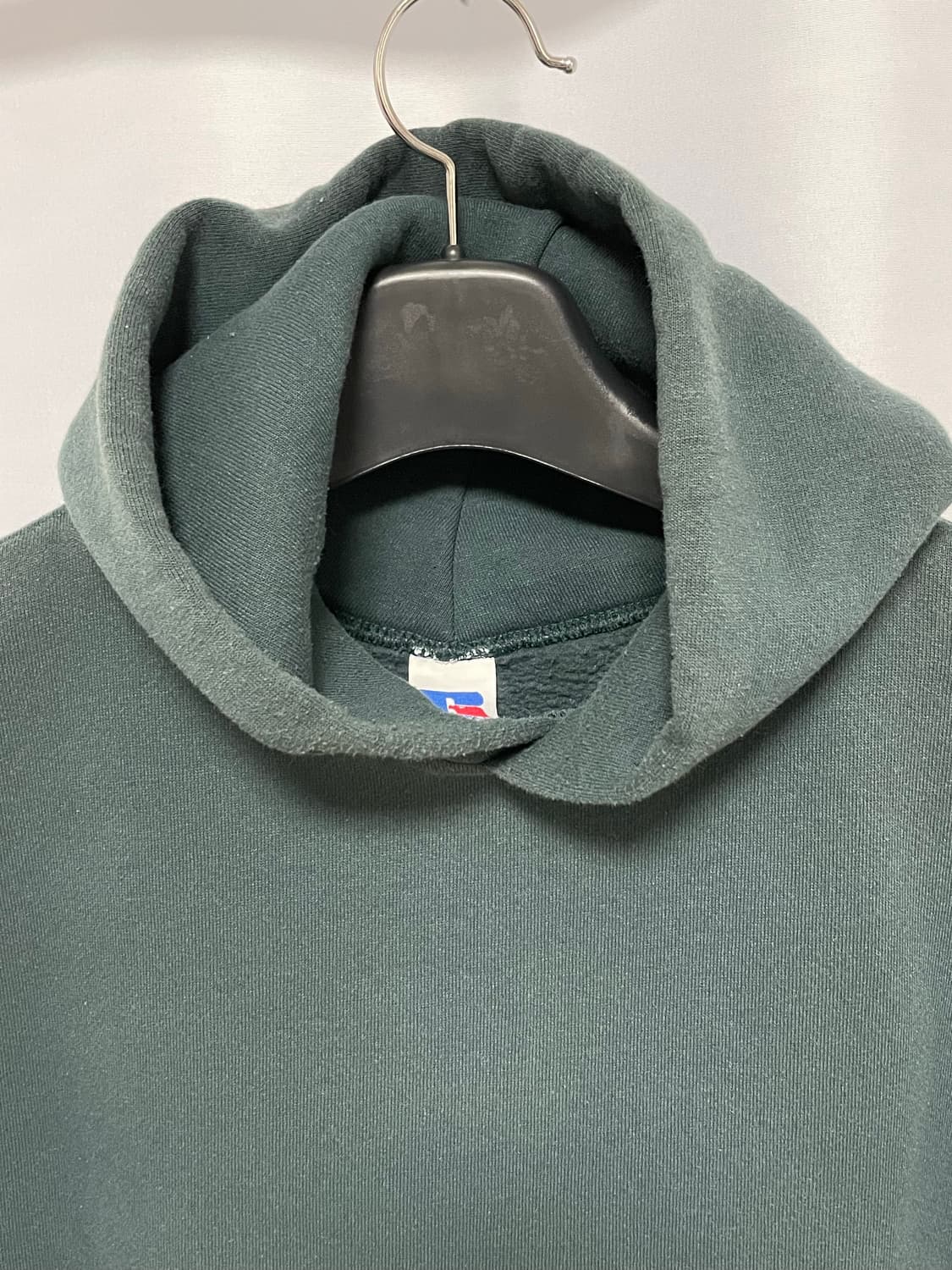 [D.O Vtg] 90s 러셀 50/50 후드 다크 그린(L) 상품이미지3