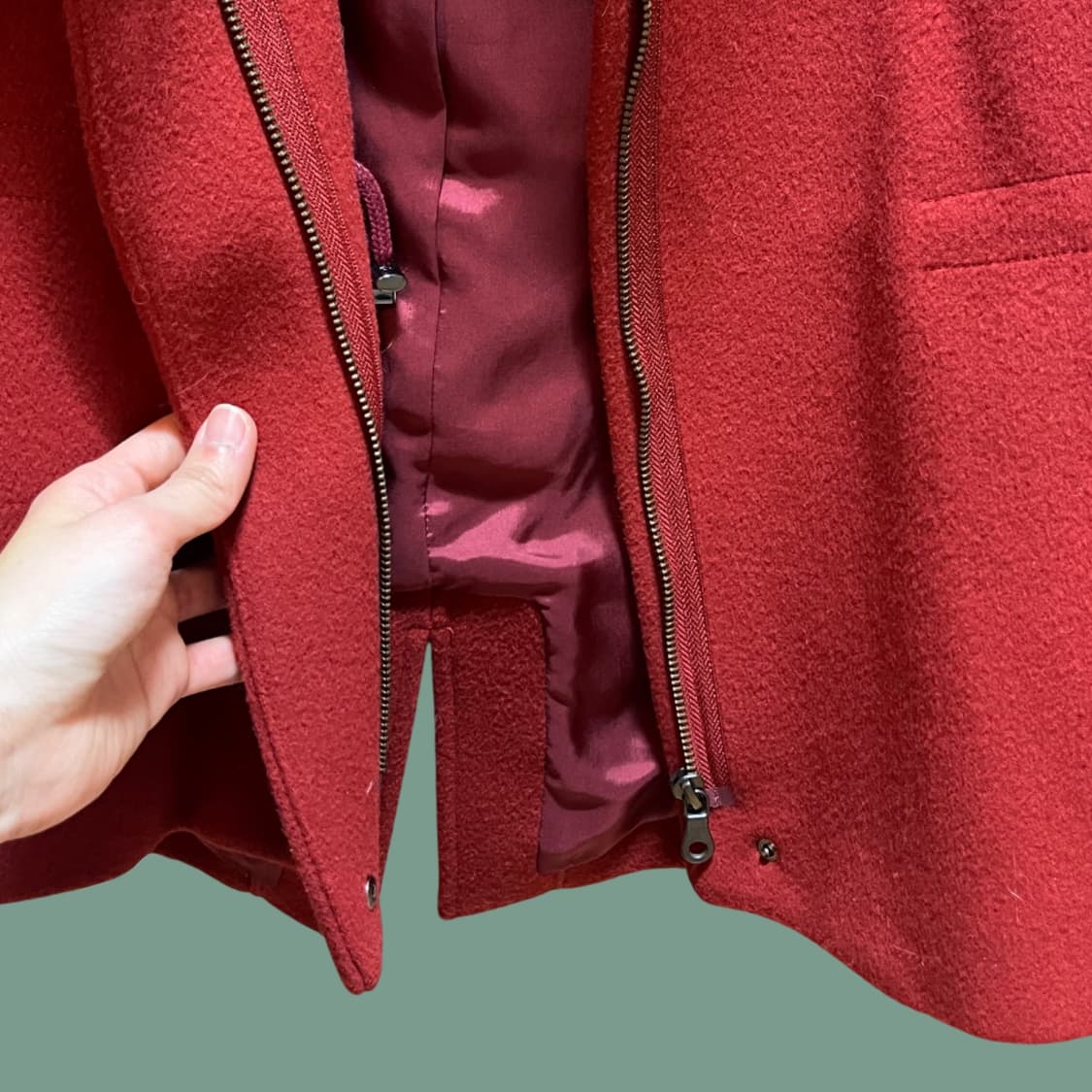 빨간망토 차차! 레드 후드 빈티지 숏코트 상품이미지7