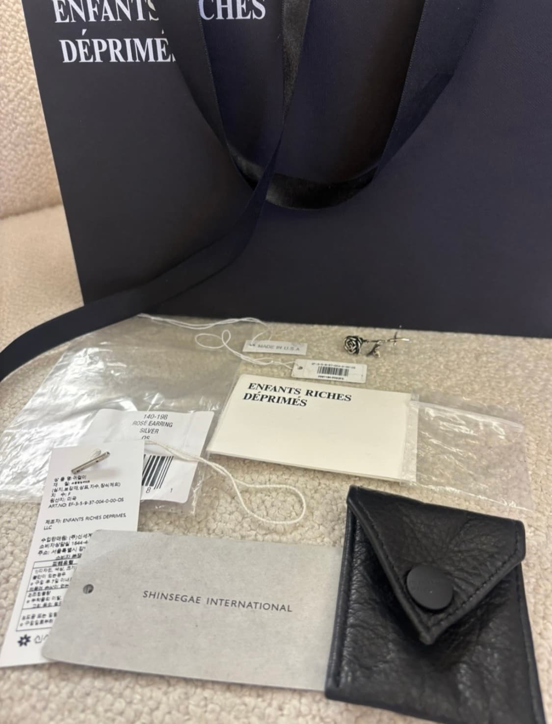 앙팡리쉬데프리메 로즈 이어링 새상품 상품이미지5