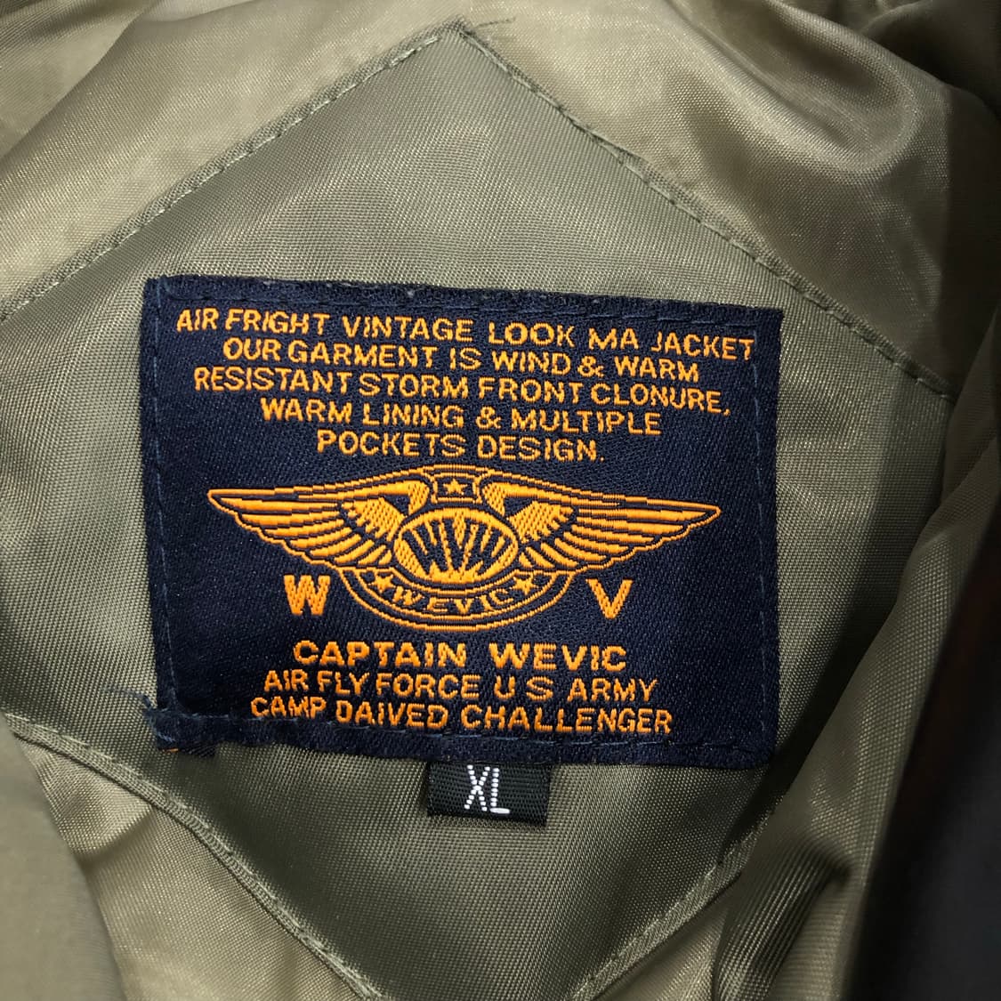 캡틴 위빅 CAPTAIN WEVIC MA-1 항공 점퍼 자켓 상품이미지6