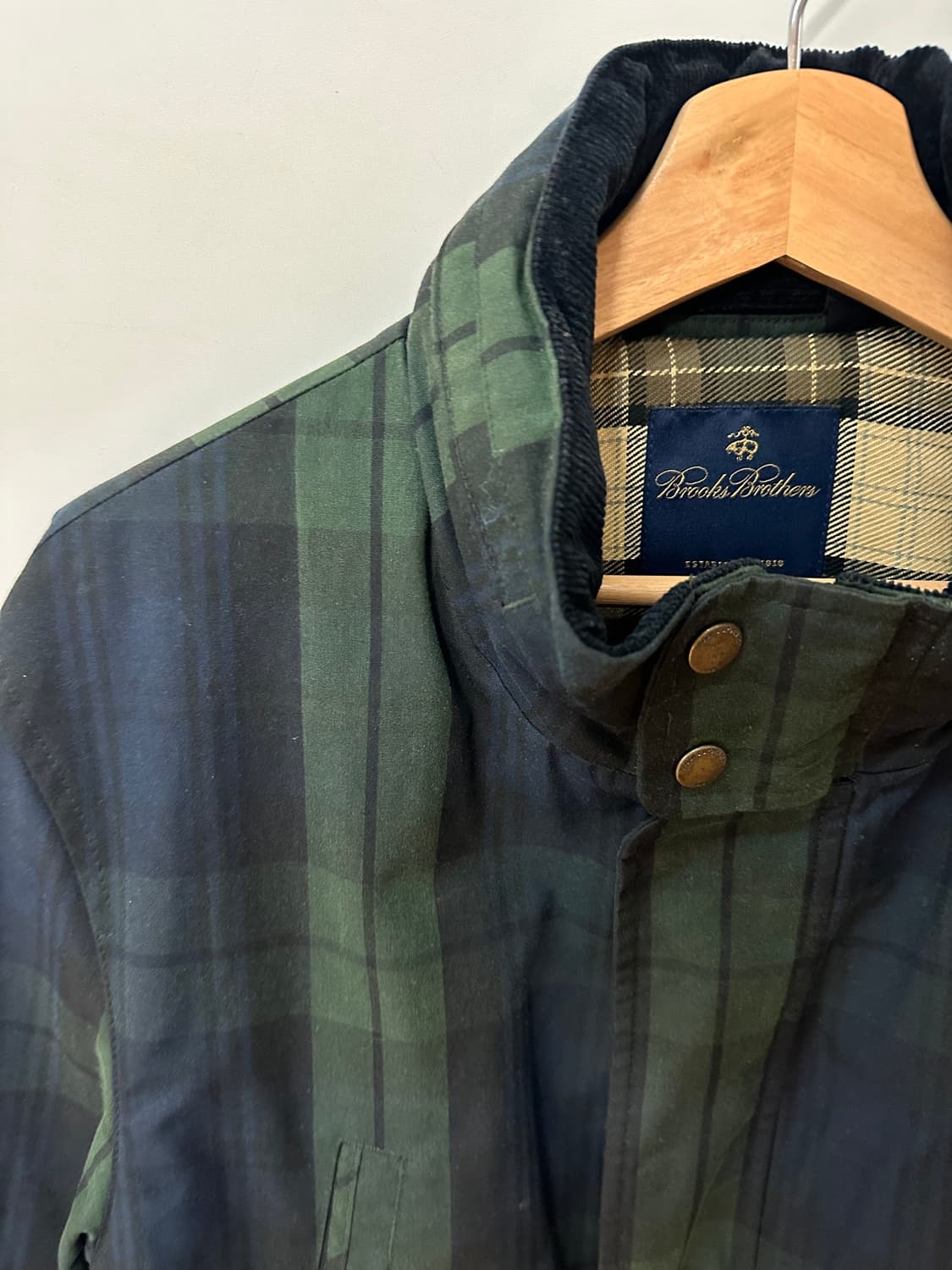 브룩브라더스 체크 자켓 M 상품이미지2