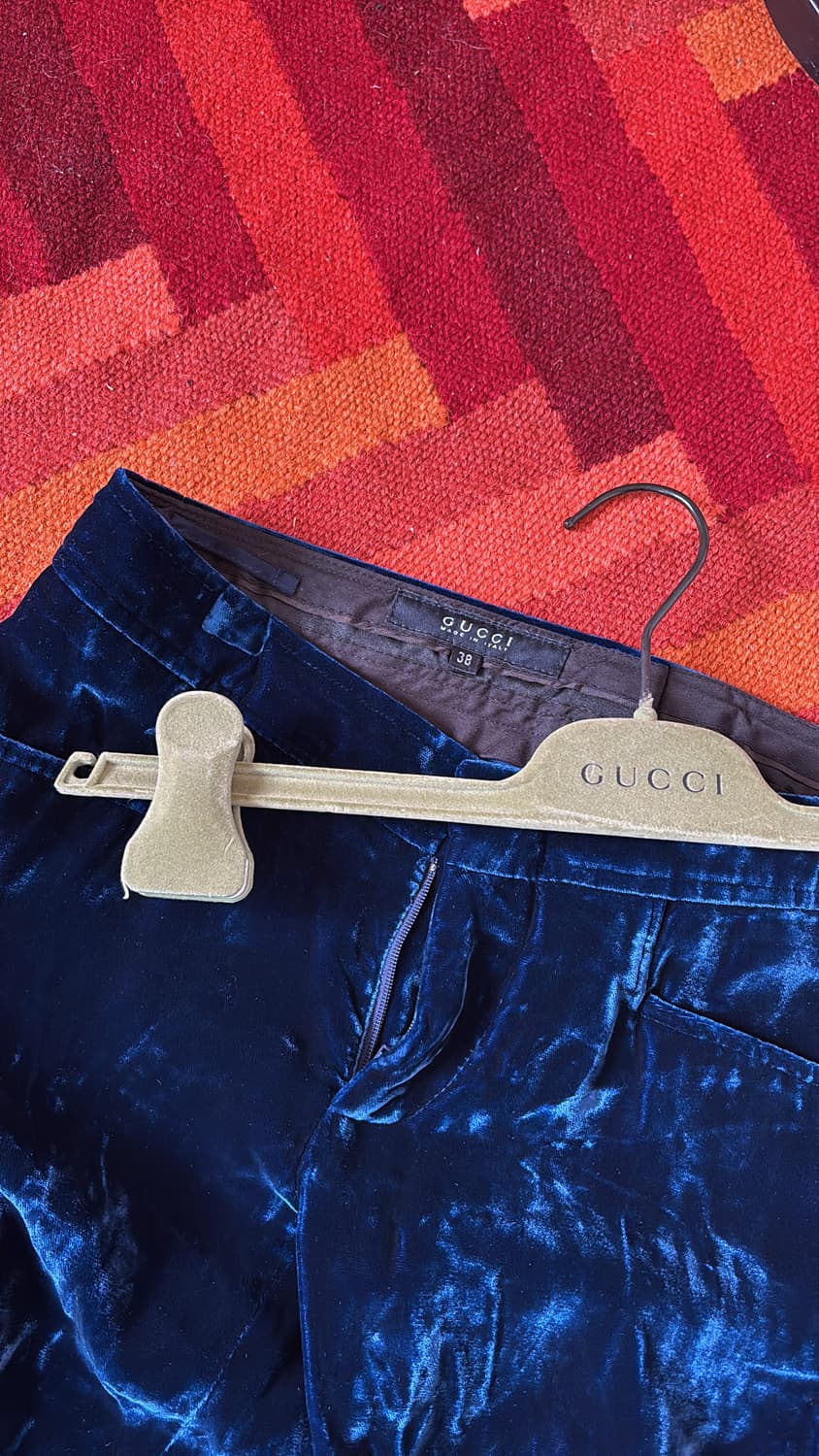 04FW Runway Velvet Tuxedo Trousers 상품이미지9