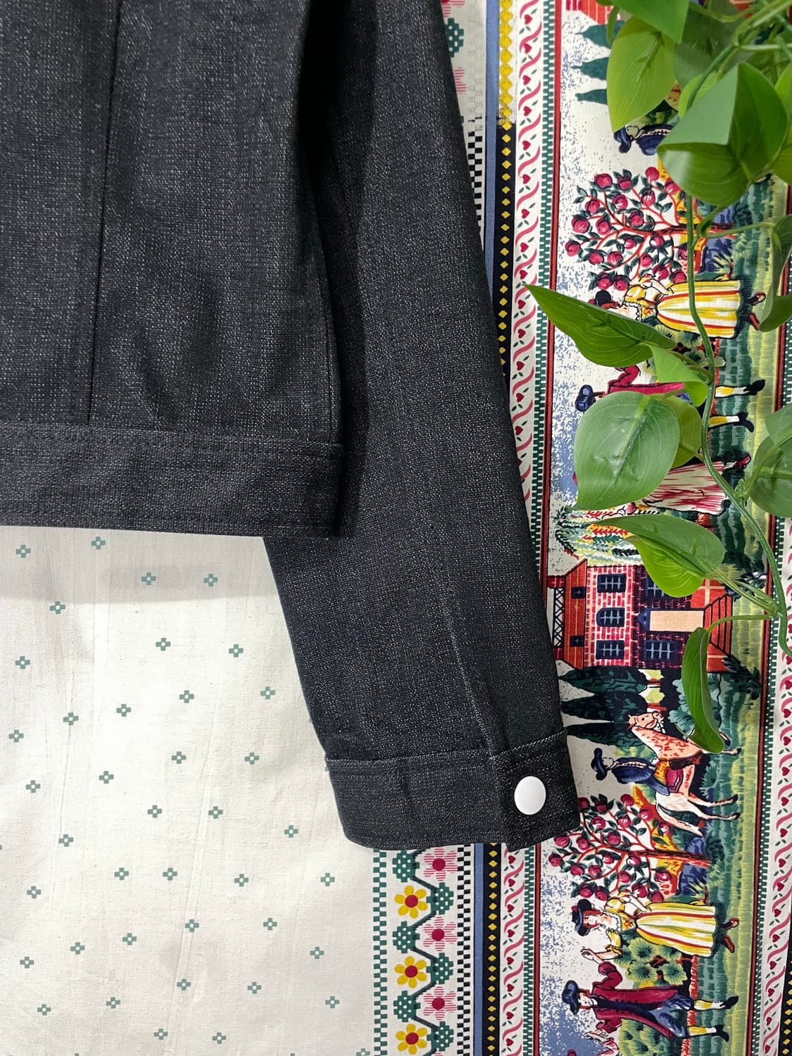 꾸레쥬 크롭 데님자켓 상품이미지7