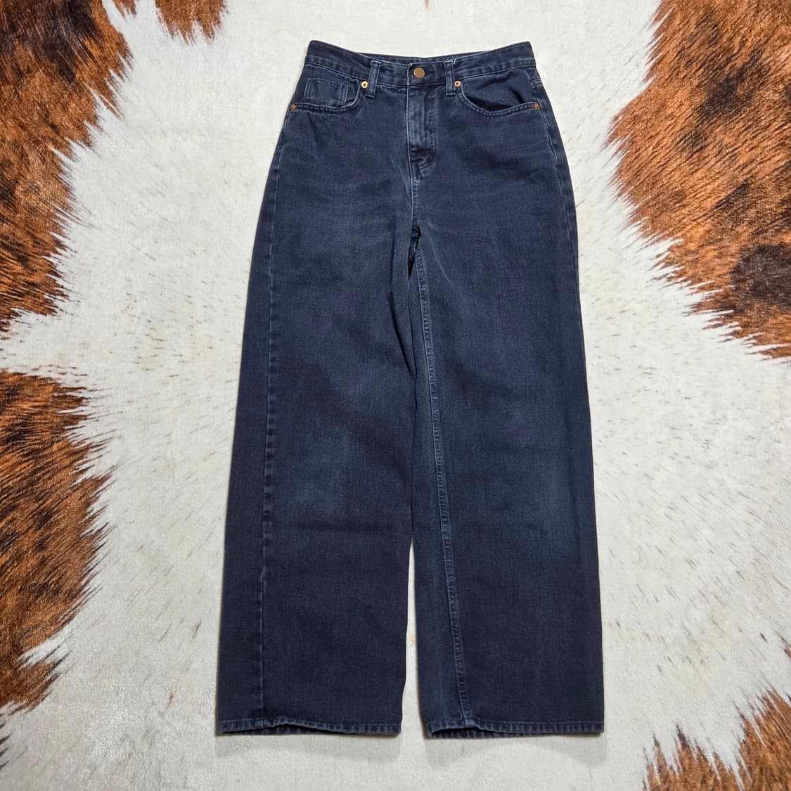 빈티지 와이드 데님팬츠 상품이미지1