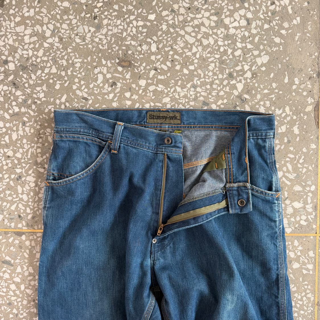 00s 올드 스투시 카펜터 데님 팬츠 상품이미지5