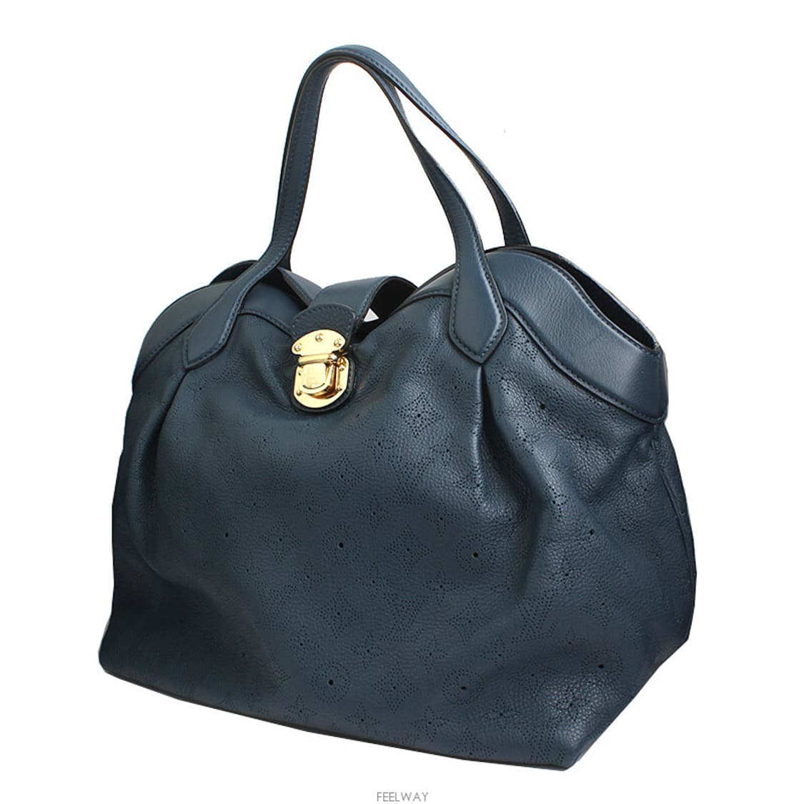 루이비통 마히나 금장 틸블루 토트백 상품이미지2