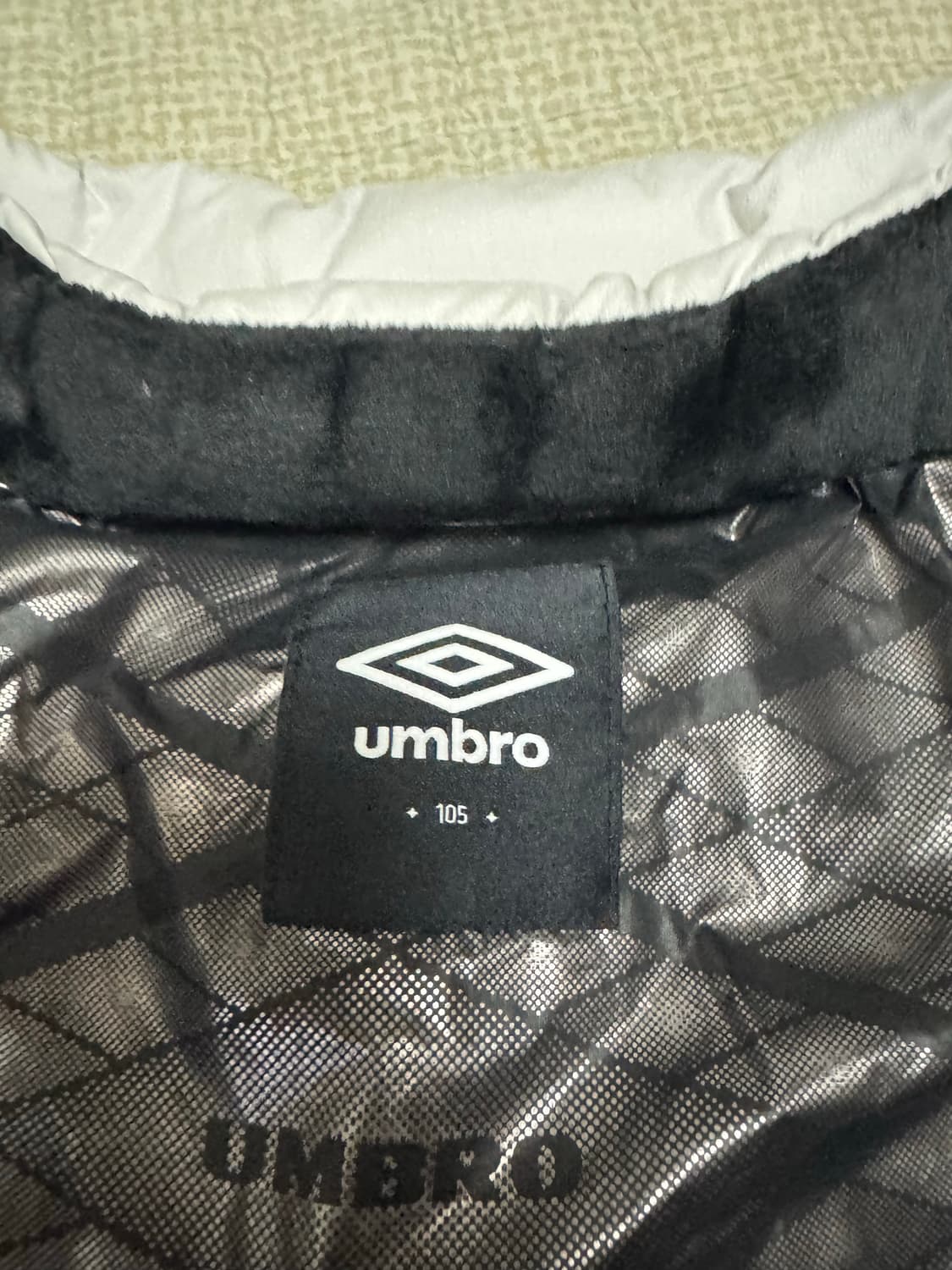 <새것> [105, XL] 엄브로 플라이트 숏패딩 그레이 상품이미지9