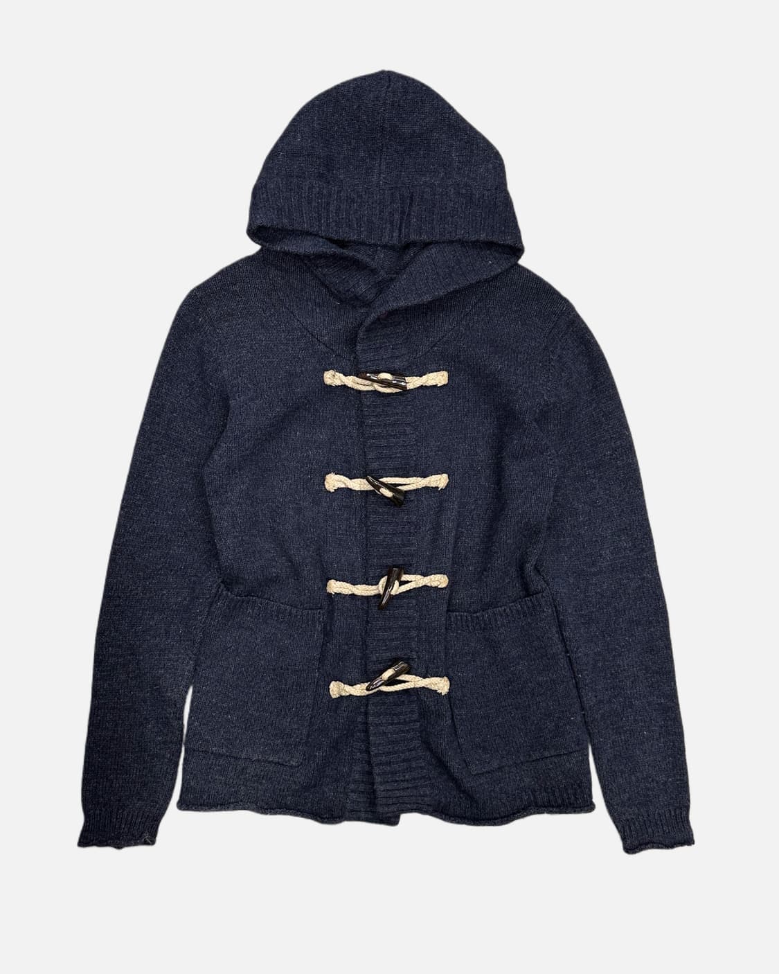 HARE navy wool duffle cardigan 상품이미지1