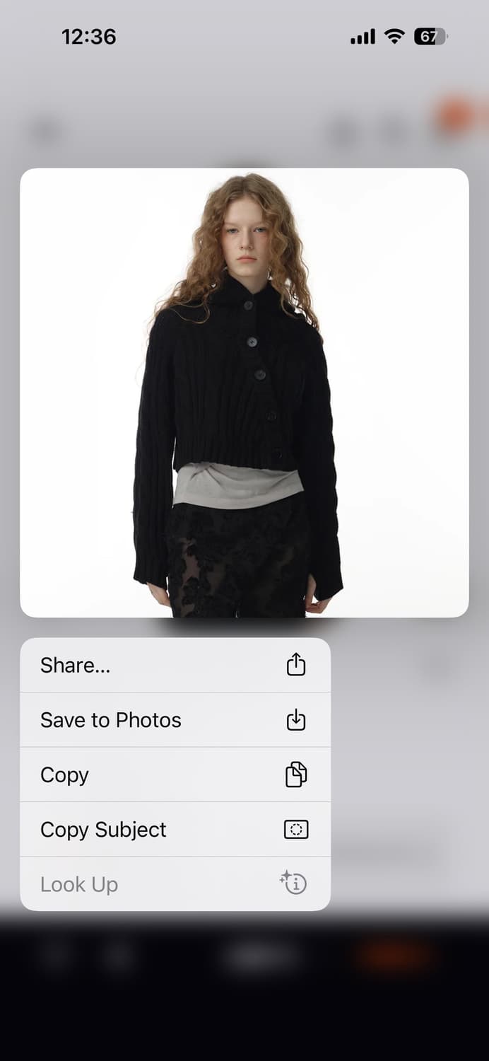 밀로우먼 버튼 후드 볼레로 가디건 블랙 상품이미지1