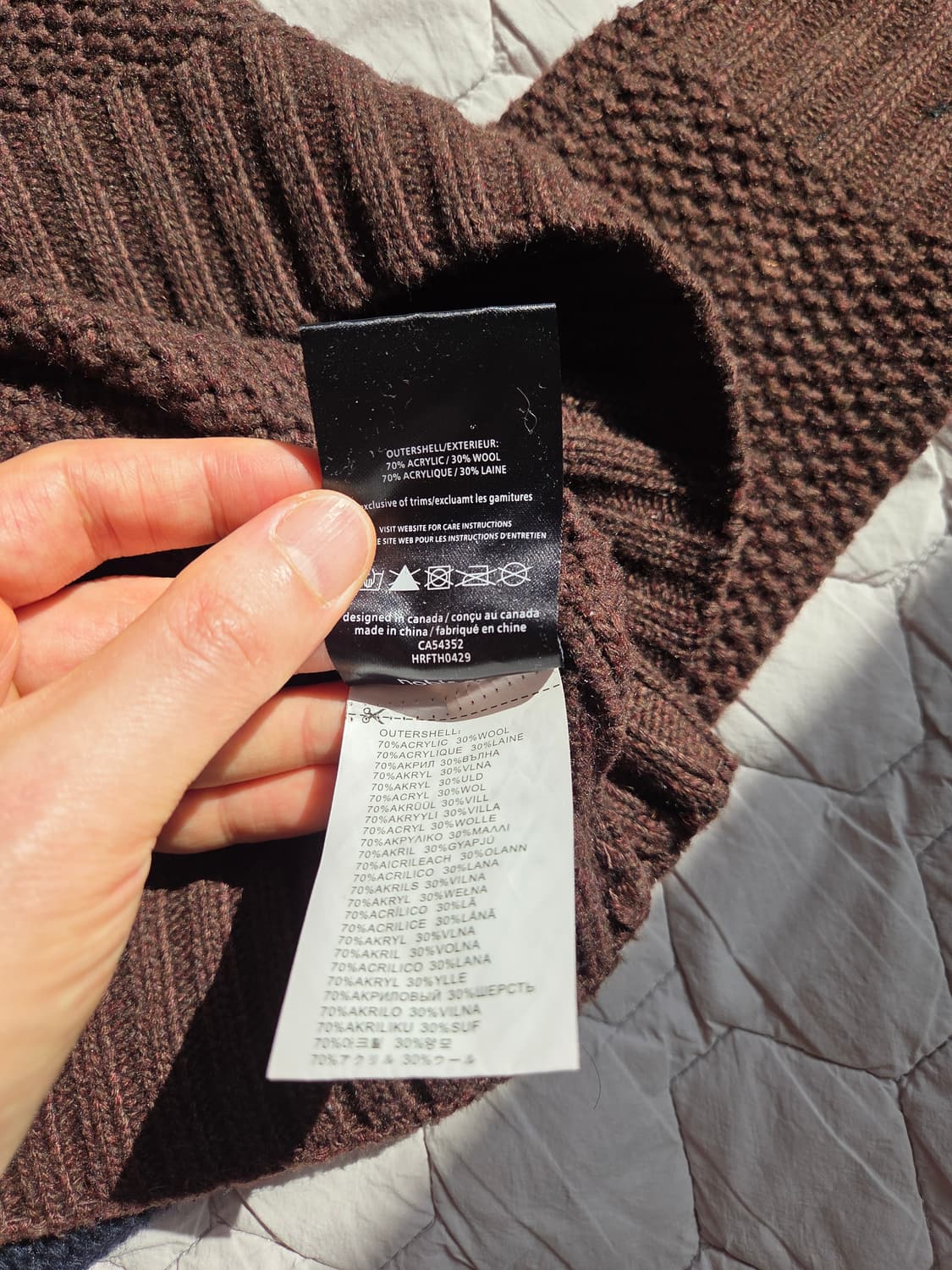 캐나다명품 노비스(nobis) 울 니트스웨터 m(100)사이즈 판매 상품이미지8