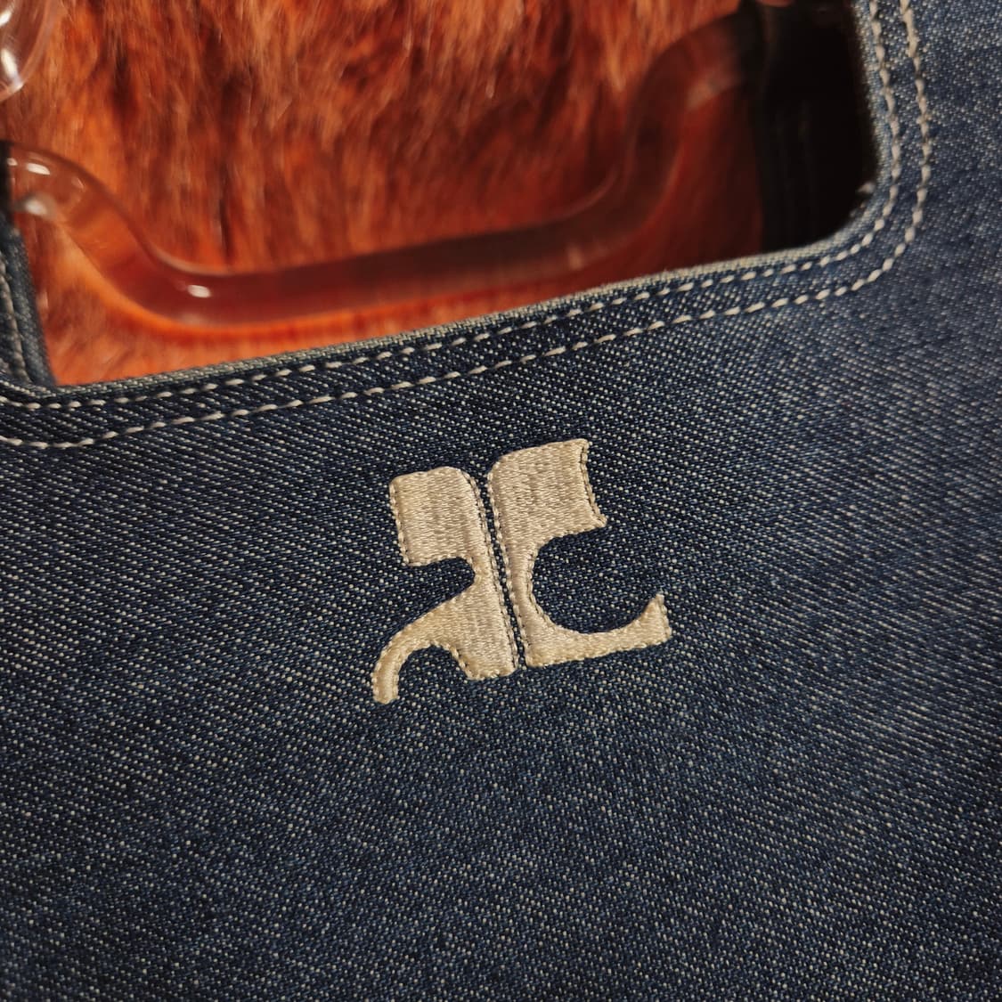 Courreges 꾸레쥬 데님 토트백  상품이미지8