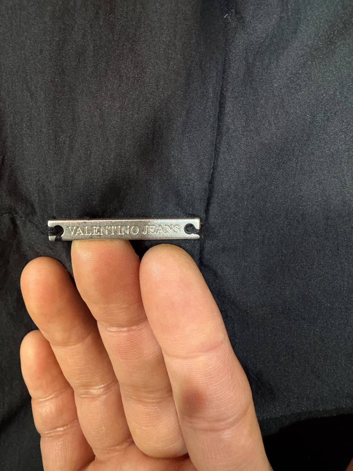 발렌티노 진스 나일론 후드 점퍼 made in ITALY (M)   상품이미지4