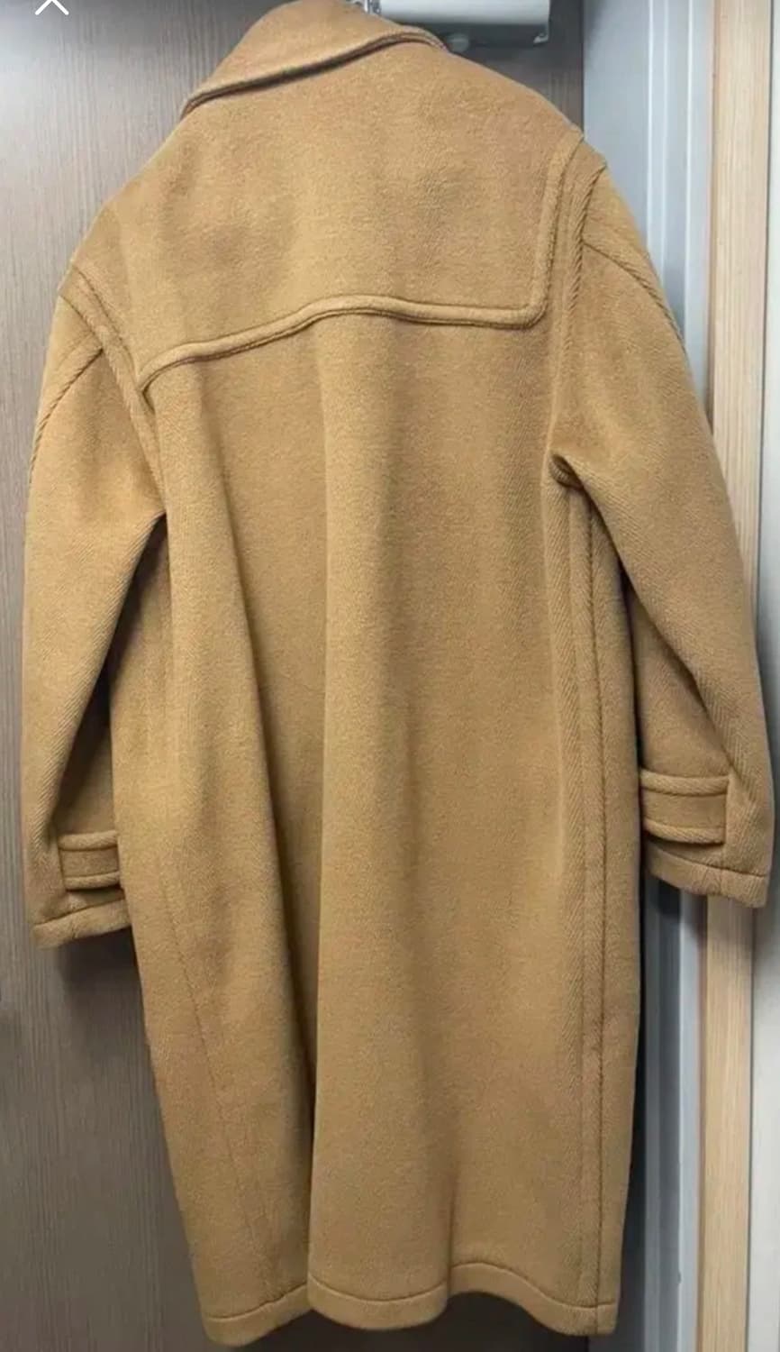 오라리 울 헤링본 더플코트 브라운 5사이즈 상품이미지3