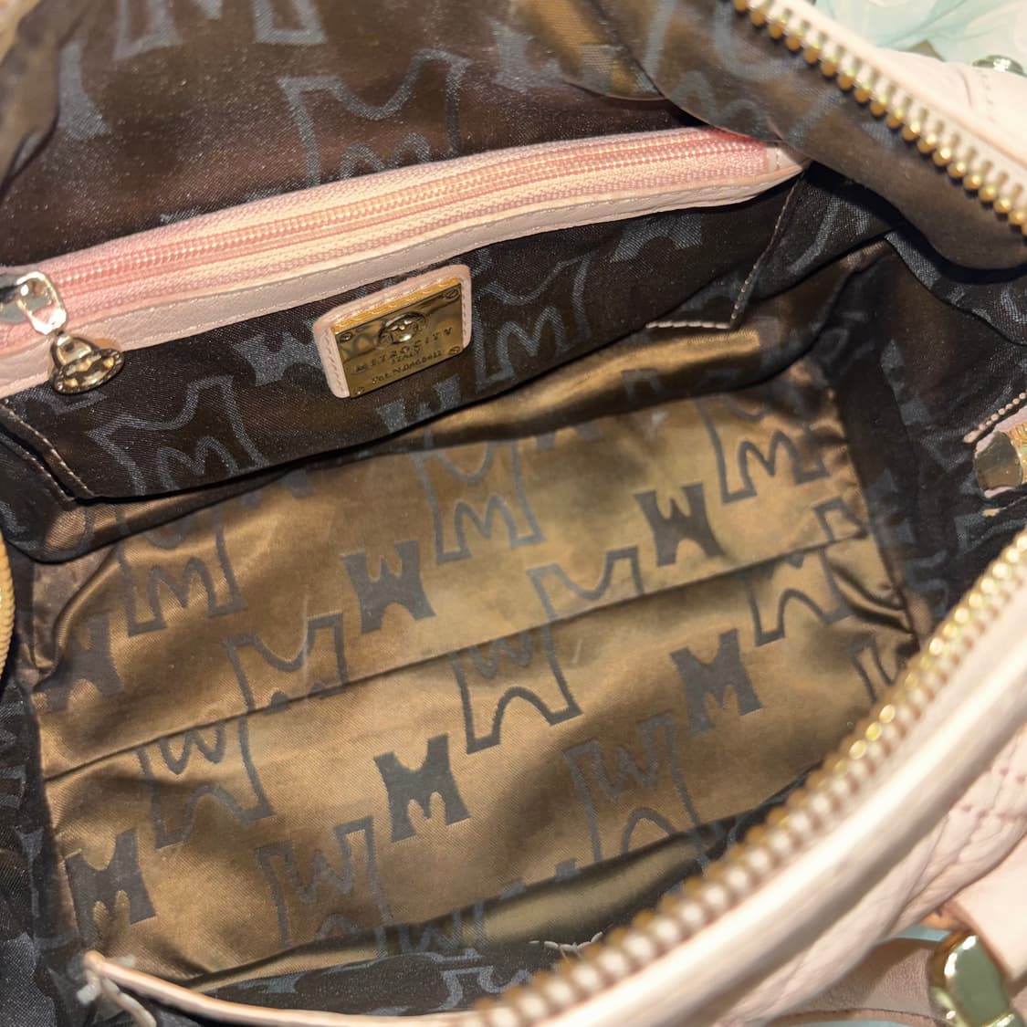 빈티지 메트로시티 핑크 퀄팅 토트백 가방 / 갸루 y2k 상품이미지10