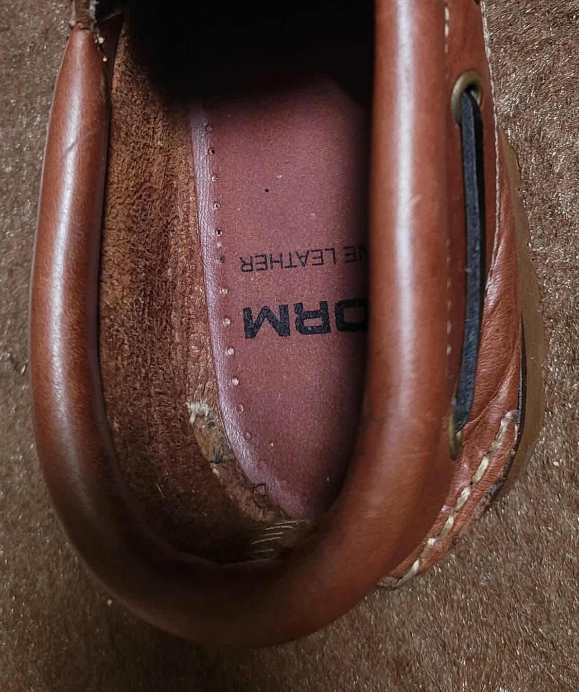 STORM 남성용 브라운 보트슈즈(280) 상품이미지8