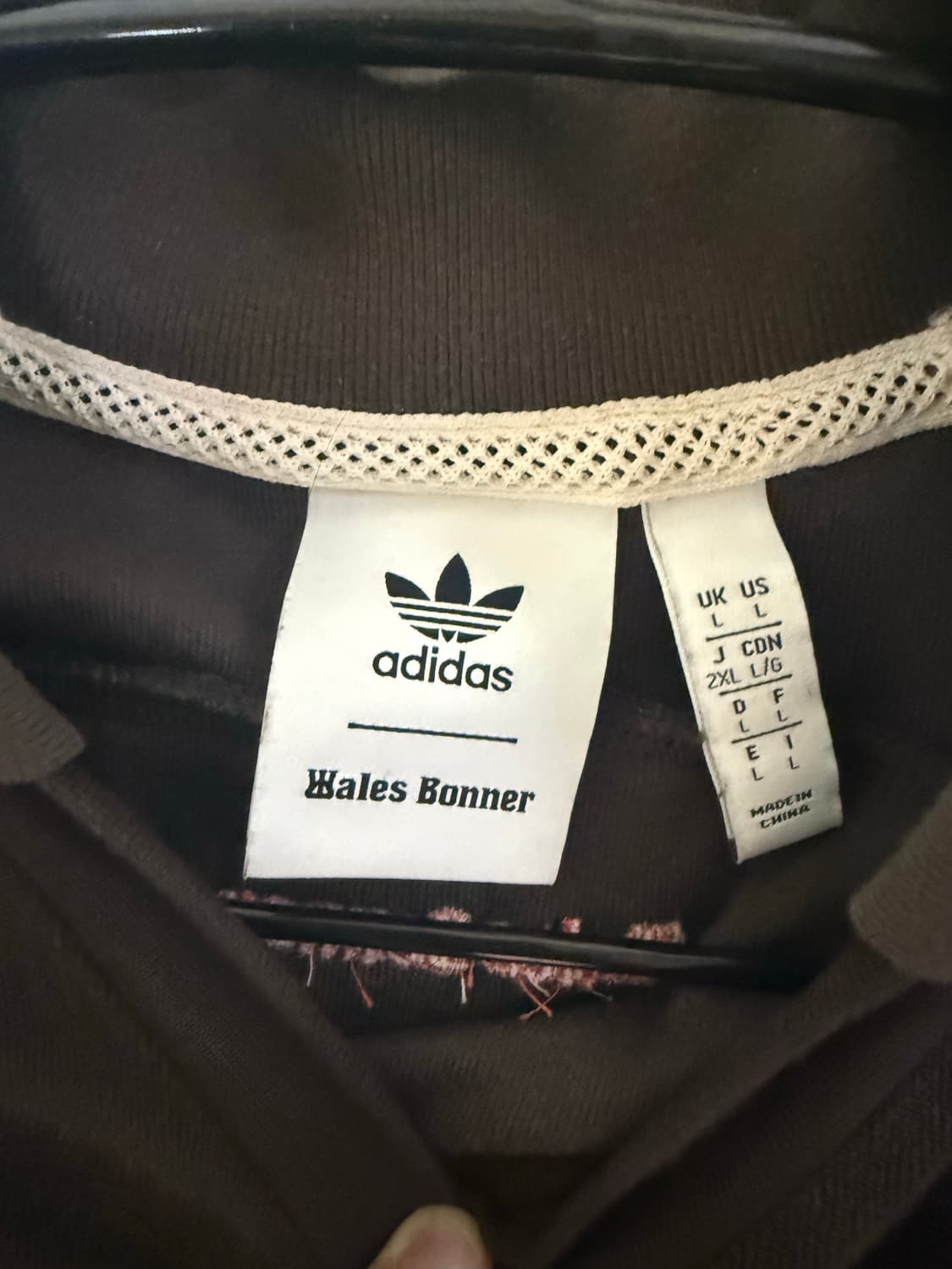 아디다스 x 웨일스보너 타월 롱 슬리브 다크 브라운 상품이미지6