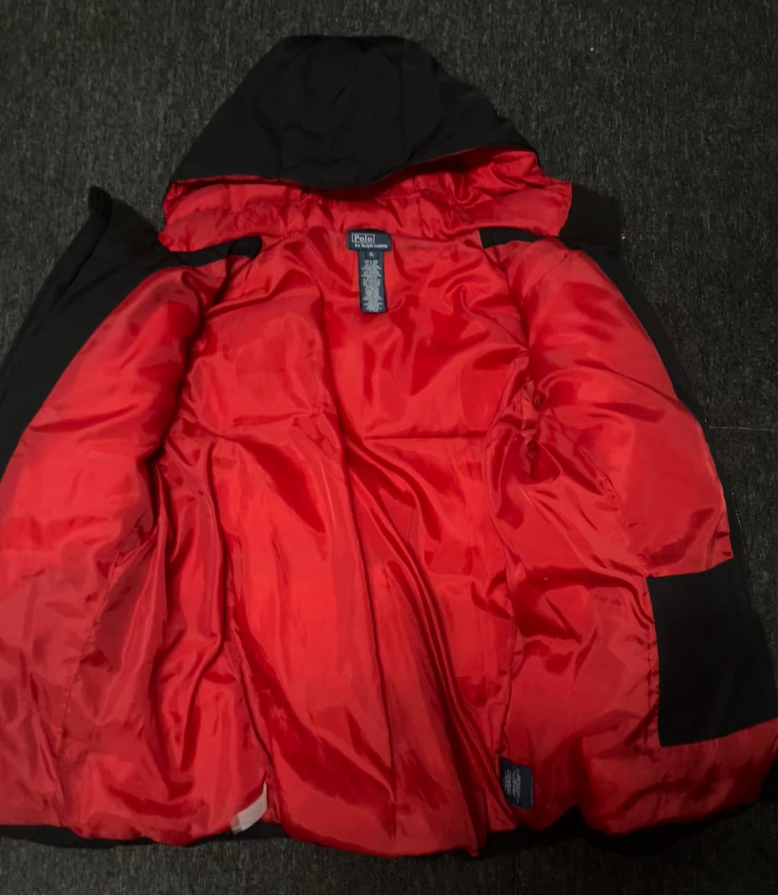 폴로 00s 빅포니로고 패딩 블랙 상품이미지4