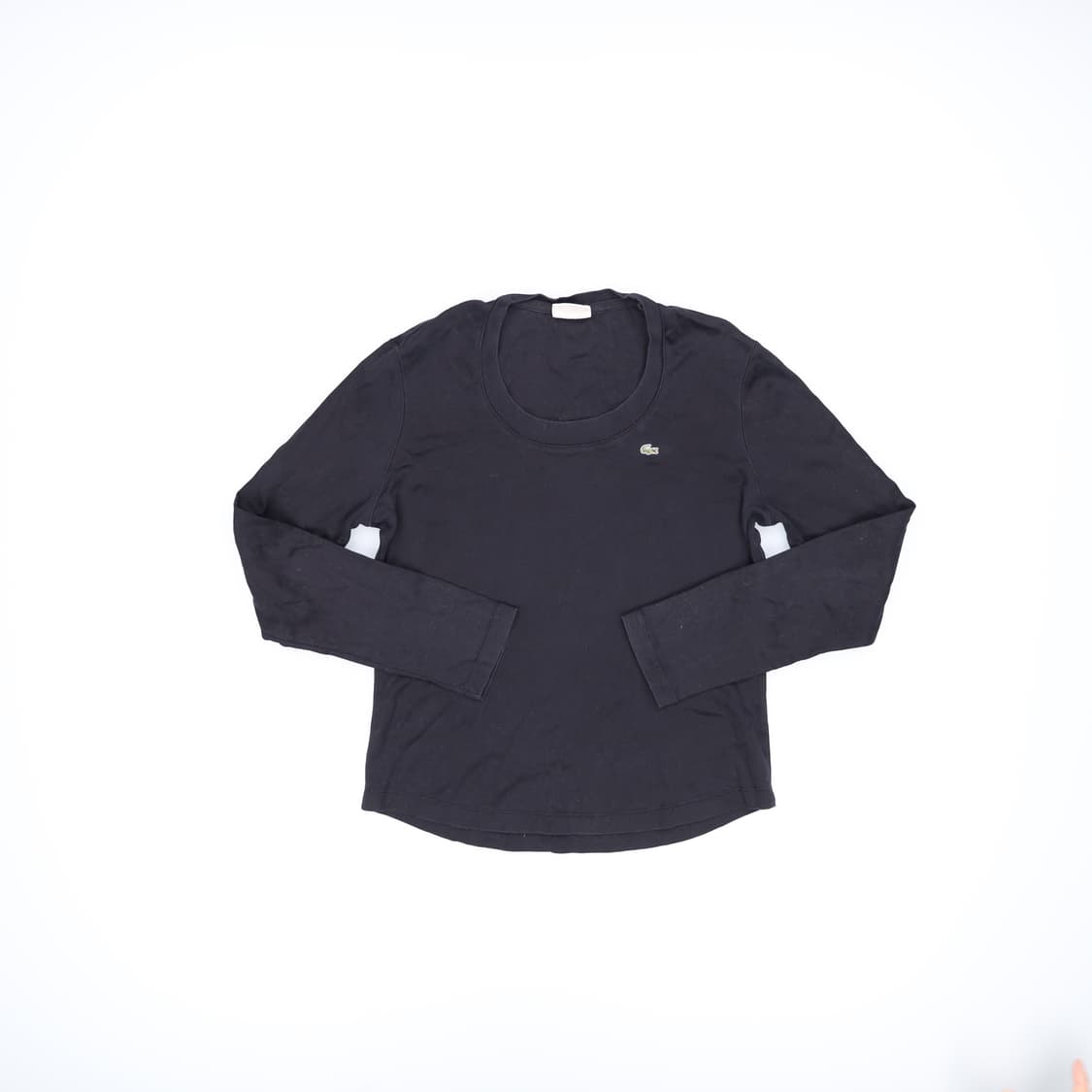 100 라코스테 여성 블랙 긴팔티 0317H1 상품이미지1