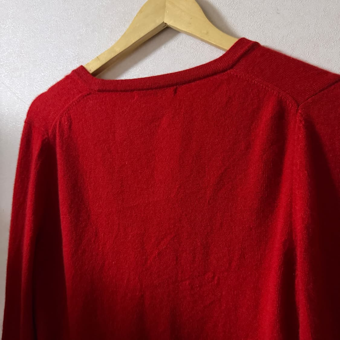 라코스테 여성 레드 캐시미어 가디건 36 (55정도) 상품이미지7